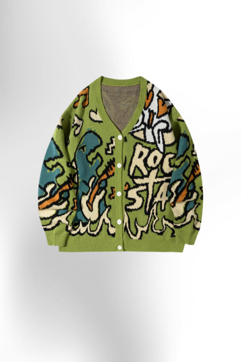 Casual Retro Cardigan Sweater