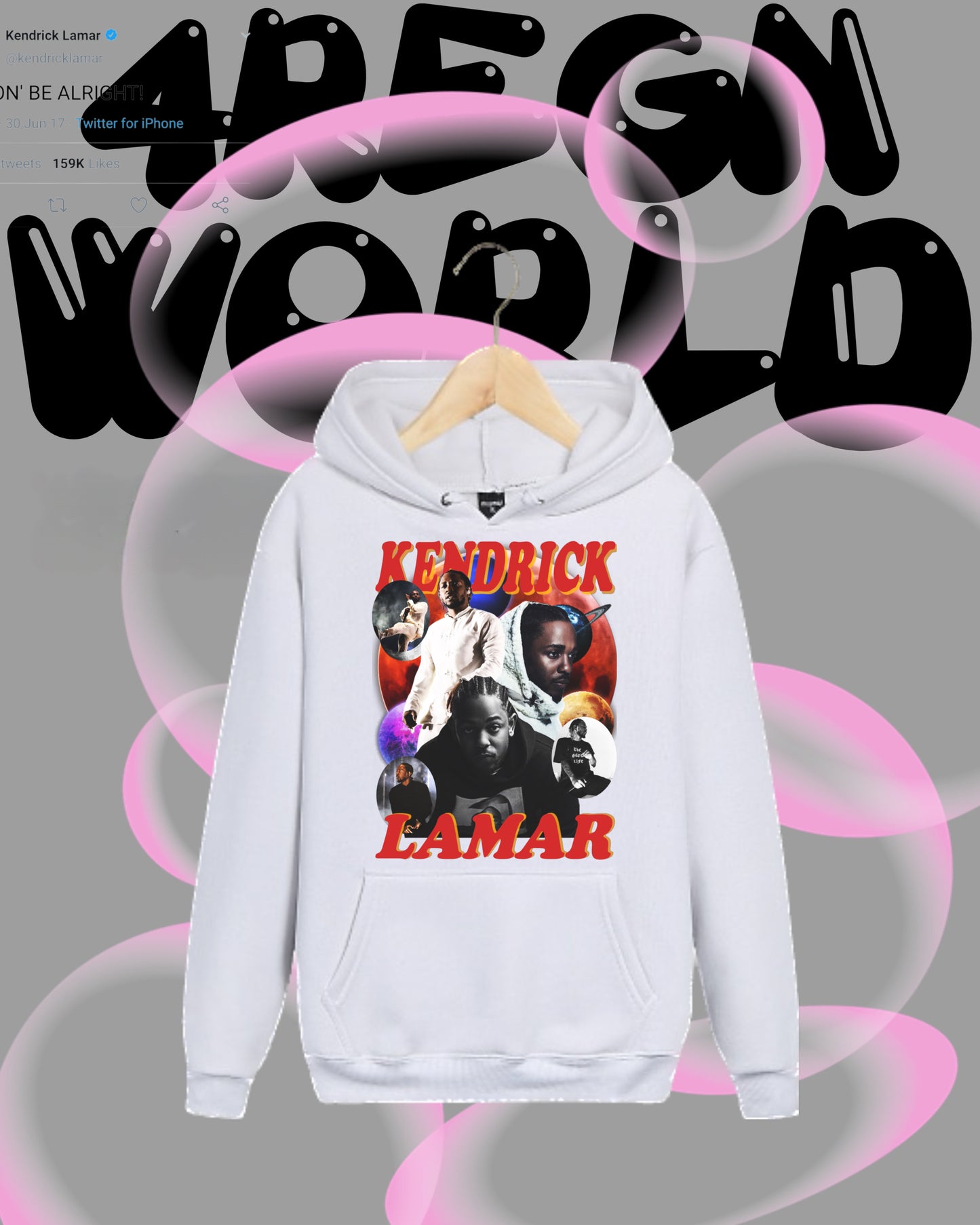 Graphic Hoodies Kendrick Lamar