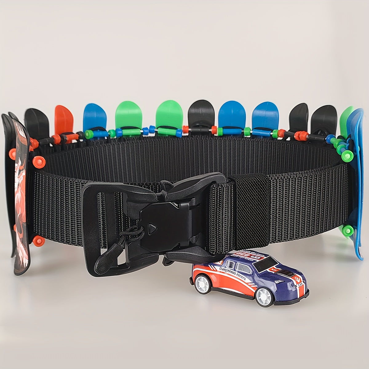 Funky Skateboard & Car Charm Belt