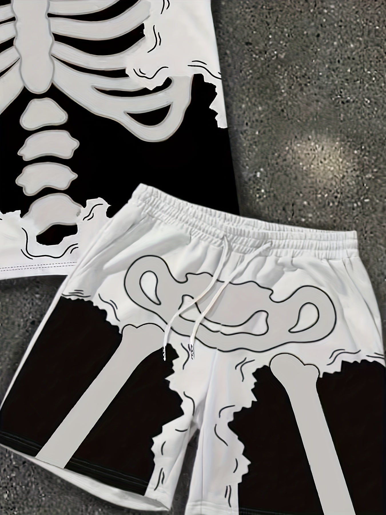 2pcs Men's T-Shirt and Shorts Set