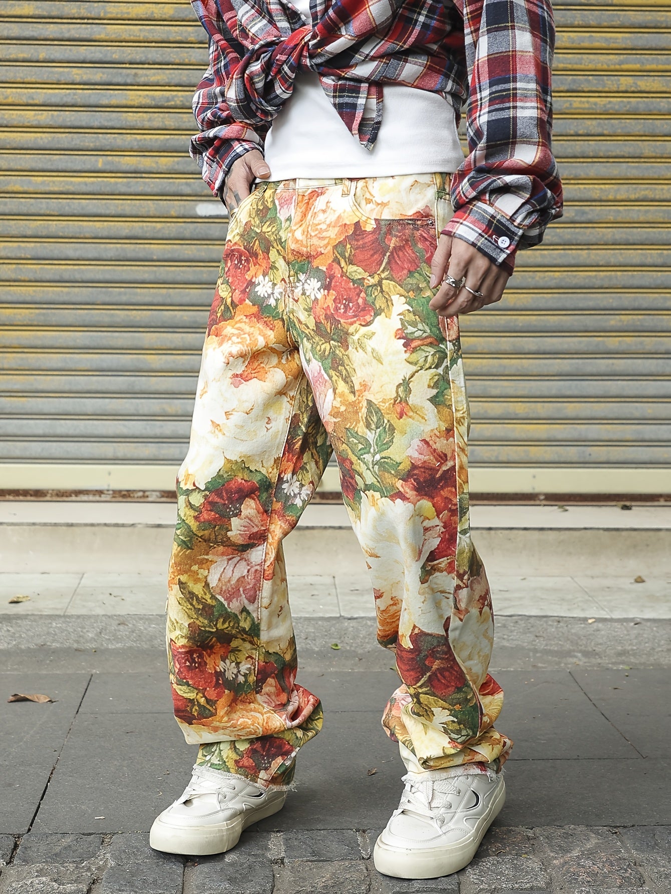 Floral Print Pants
