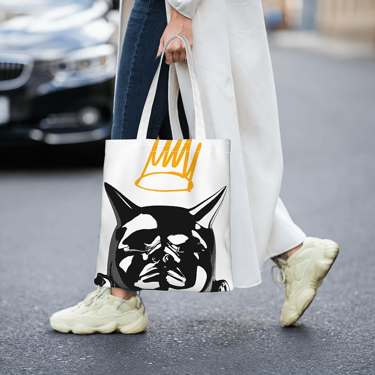 J Cole Graphic Canvas Tote Bag
