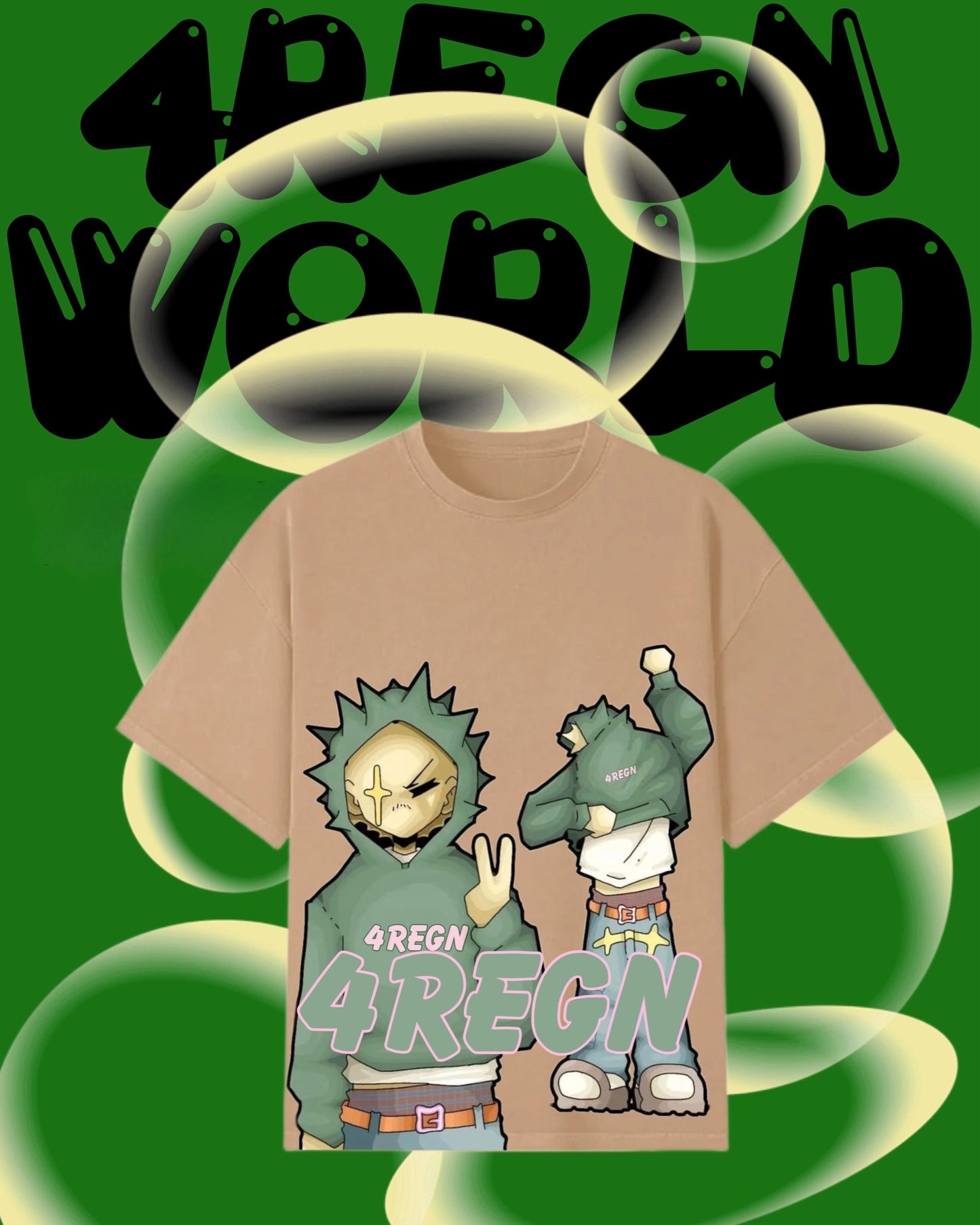 4REGN DEXIGN PRINTED TEE 20