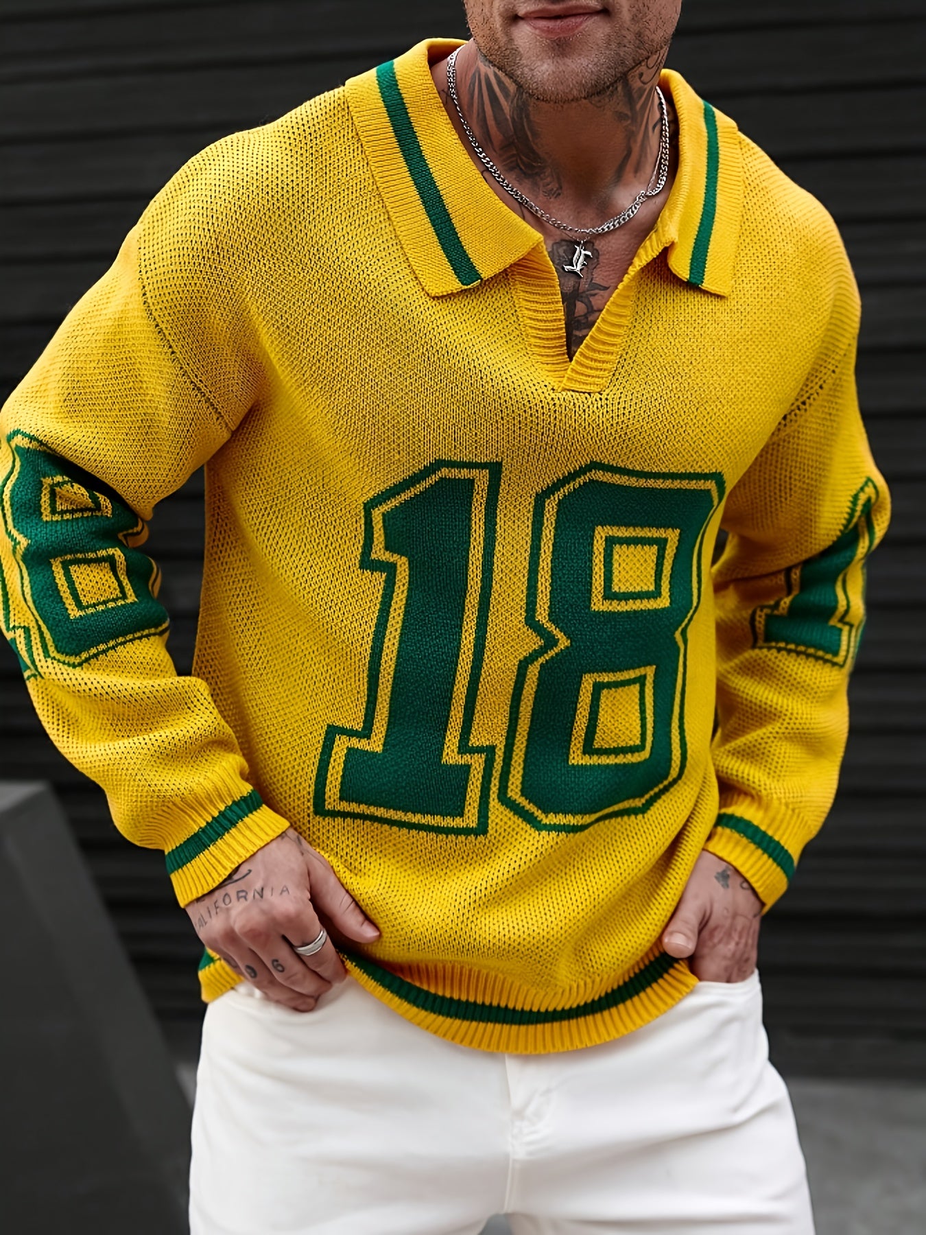 Men'S Knit Pullover Sweater
