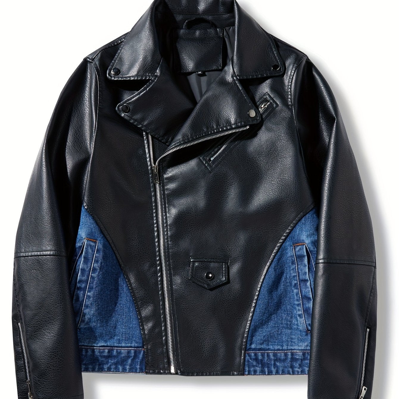 Men's Causal Vintage Style PU Leather Jacket