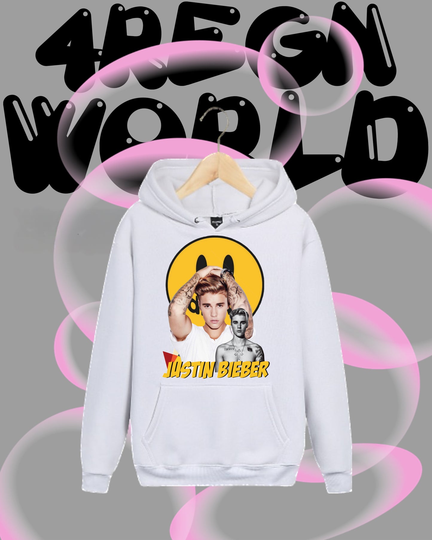 Graphic Hoodie Justin Bieber