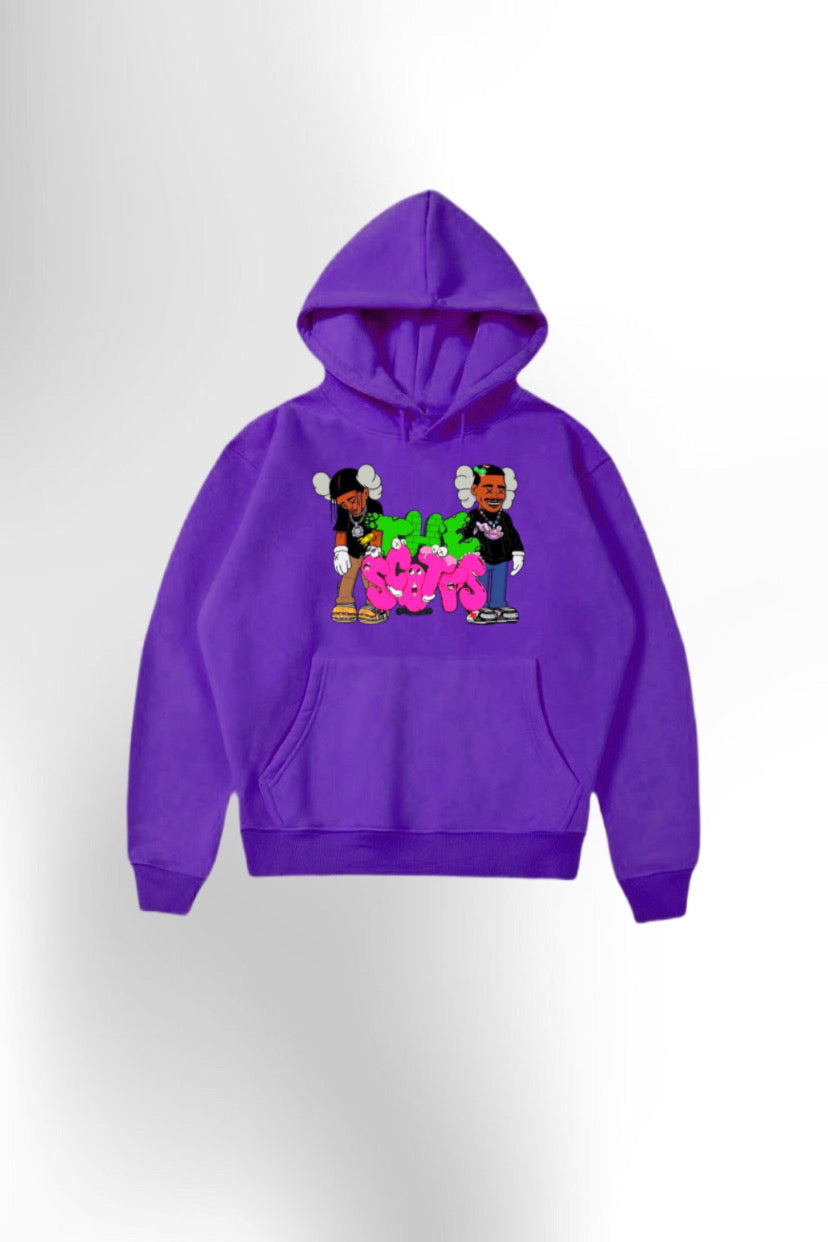 Graphic Hoodie The Scotts Travis Scott & Kid Cudi
