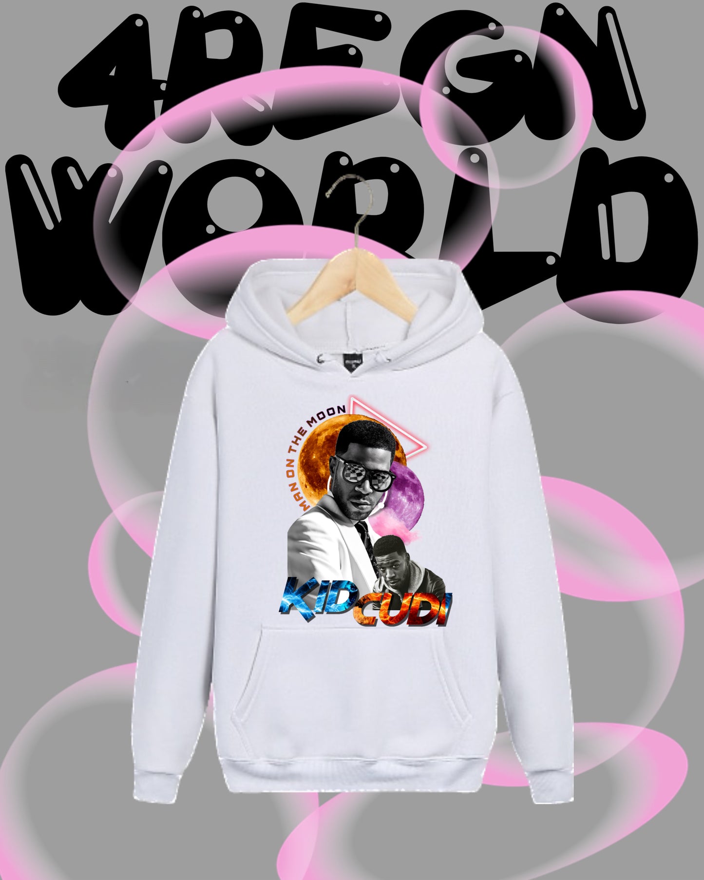 Graphic Hoodie Kid Cudi
