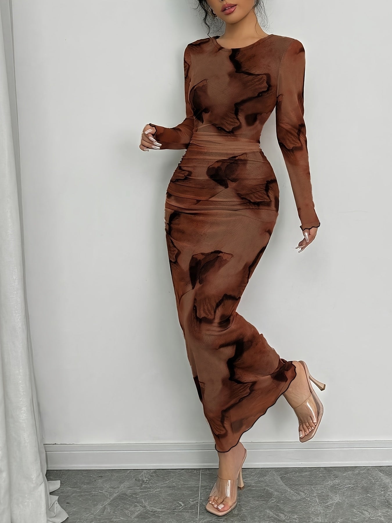 Women's Elegant Long Sleeve Dress