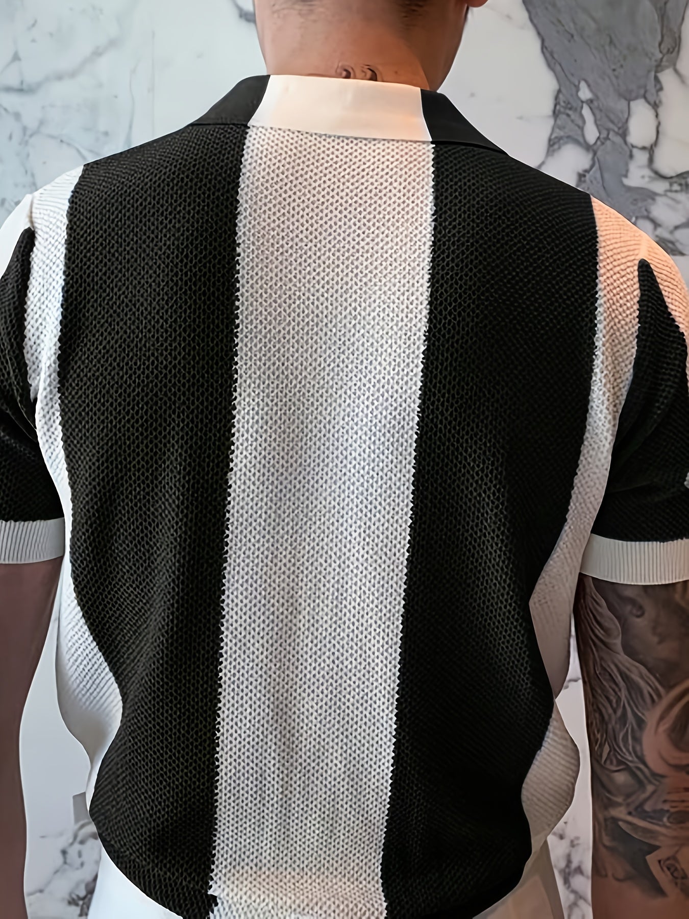 Men'S Casual Color Block Shirt
