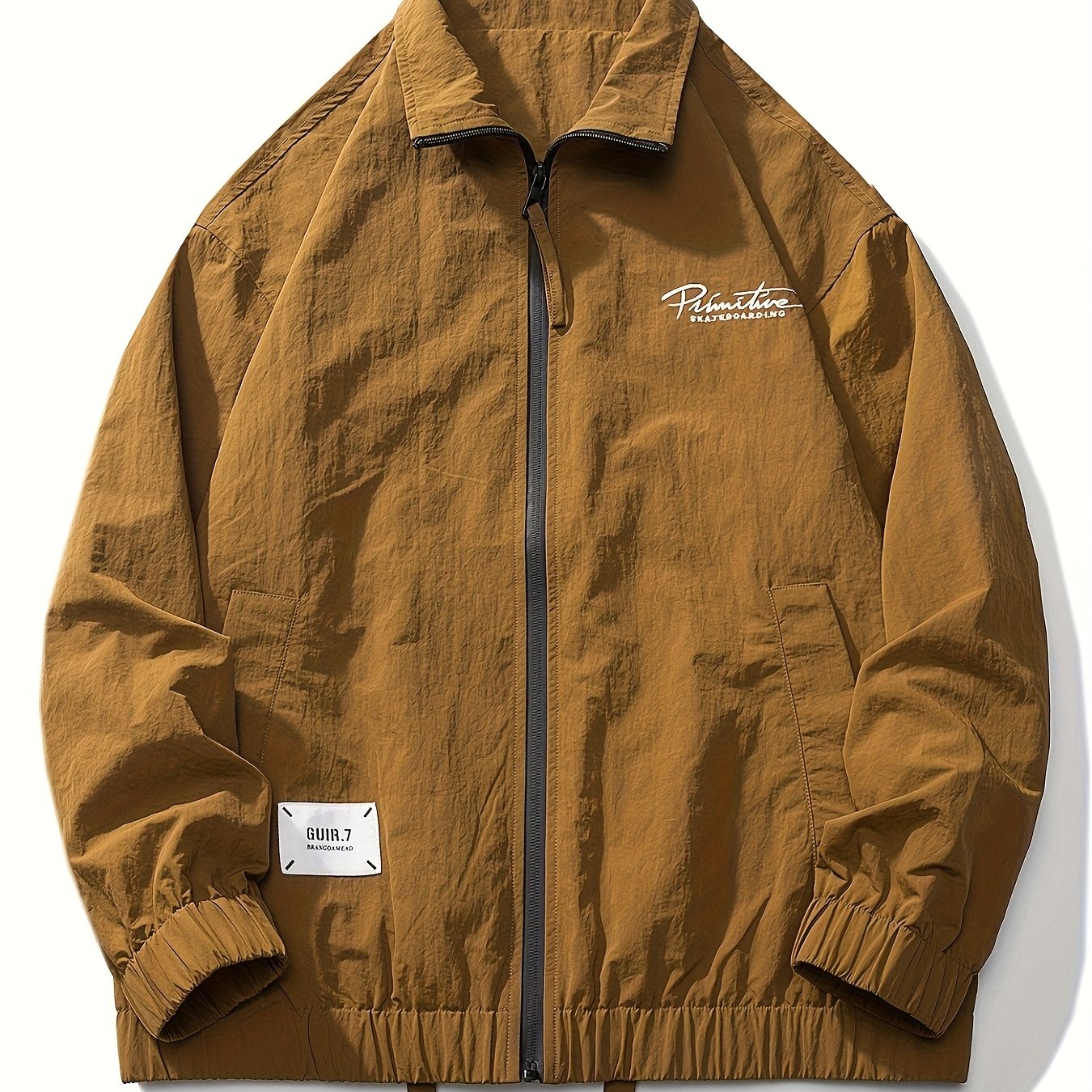 Men'S Vintage-Inspired Green Bomber Jacket