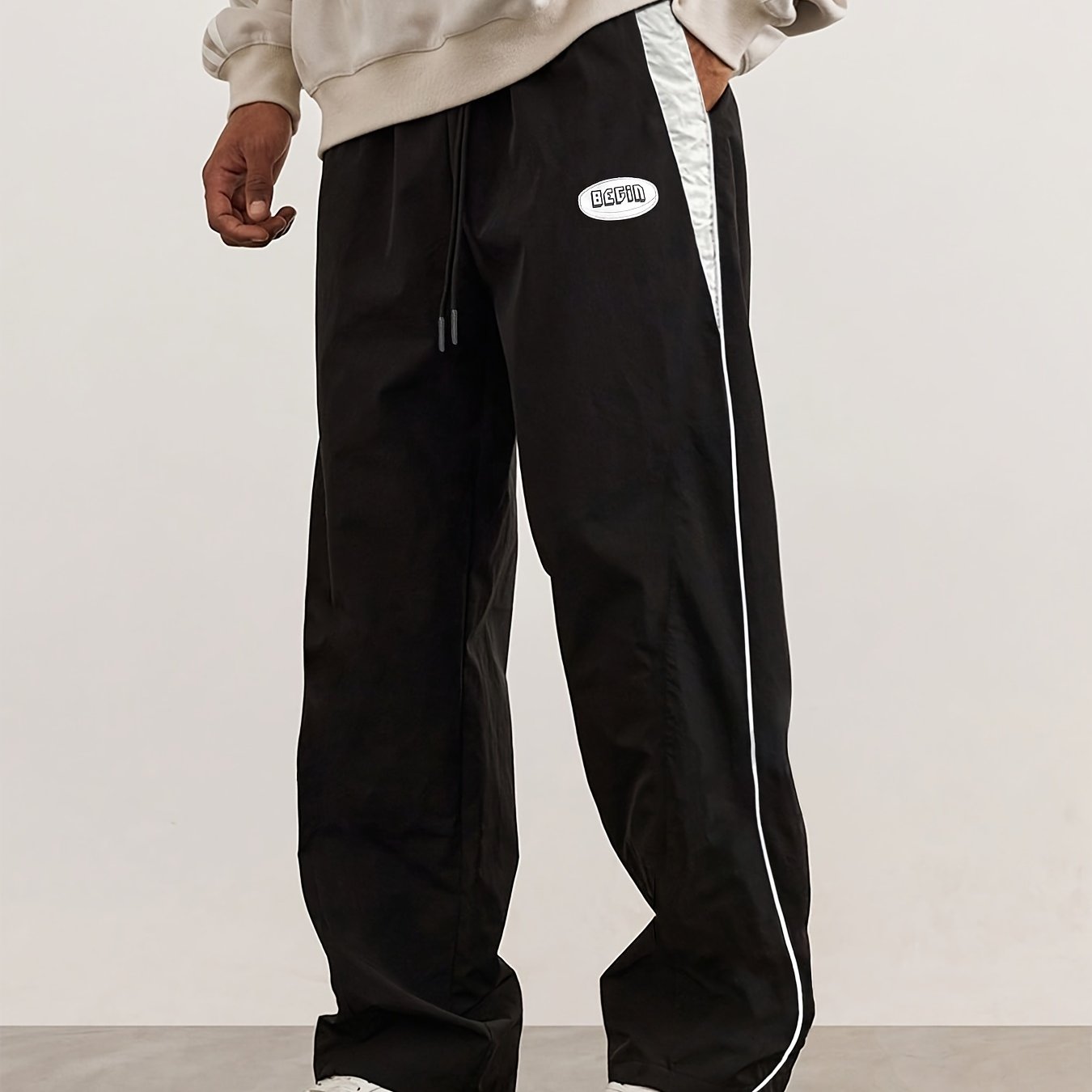 Men's Casual Loose Fit Drawstring Sweatpants