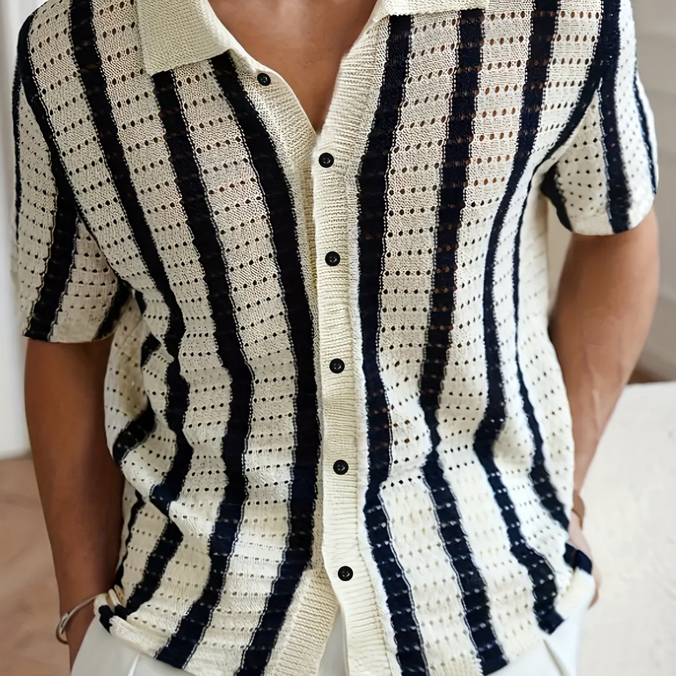 Men's Casual Knit Sweatshirt