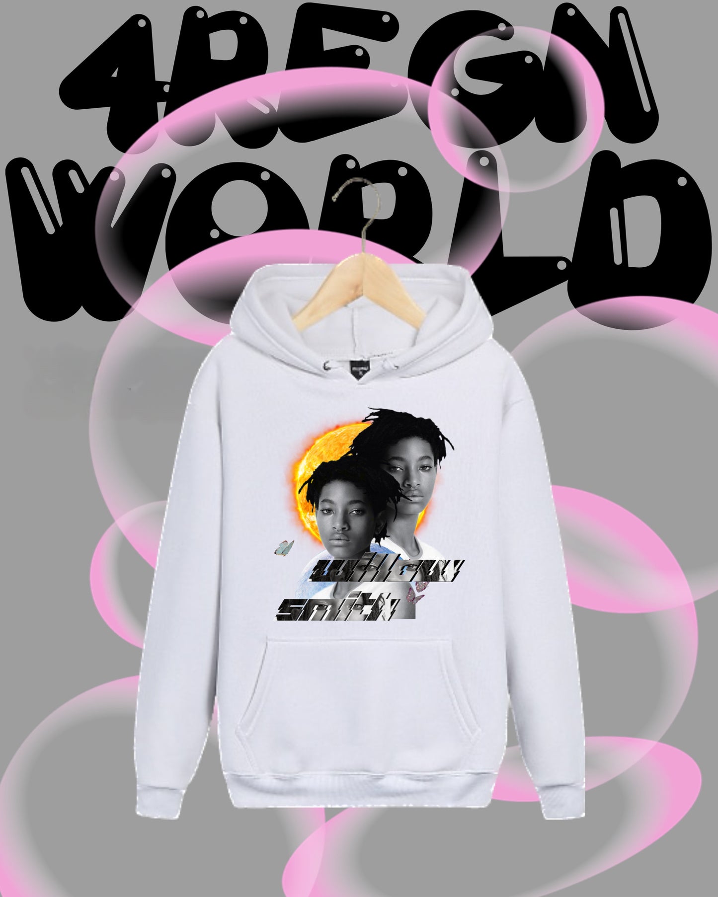 Graphic Hoodie Willow