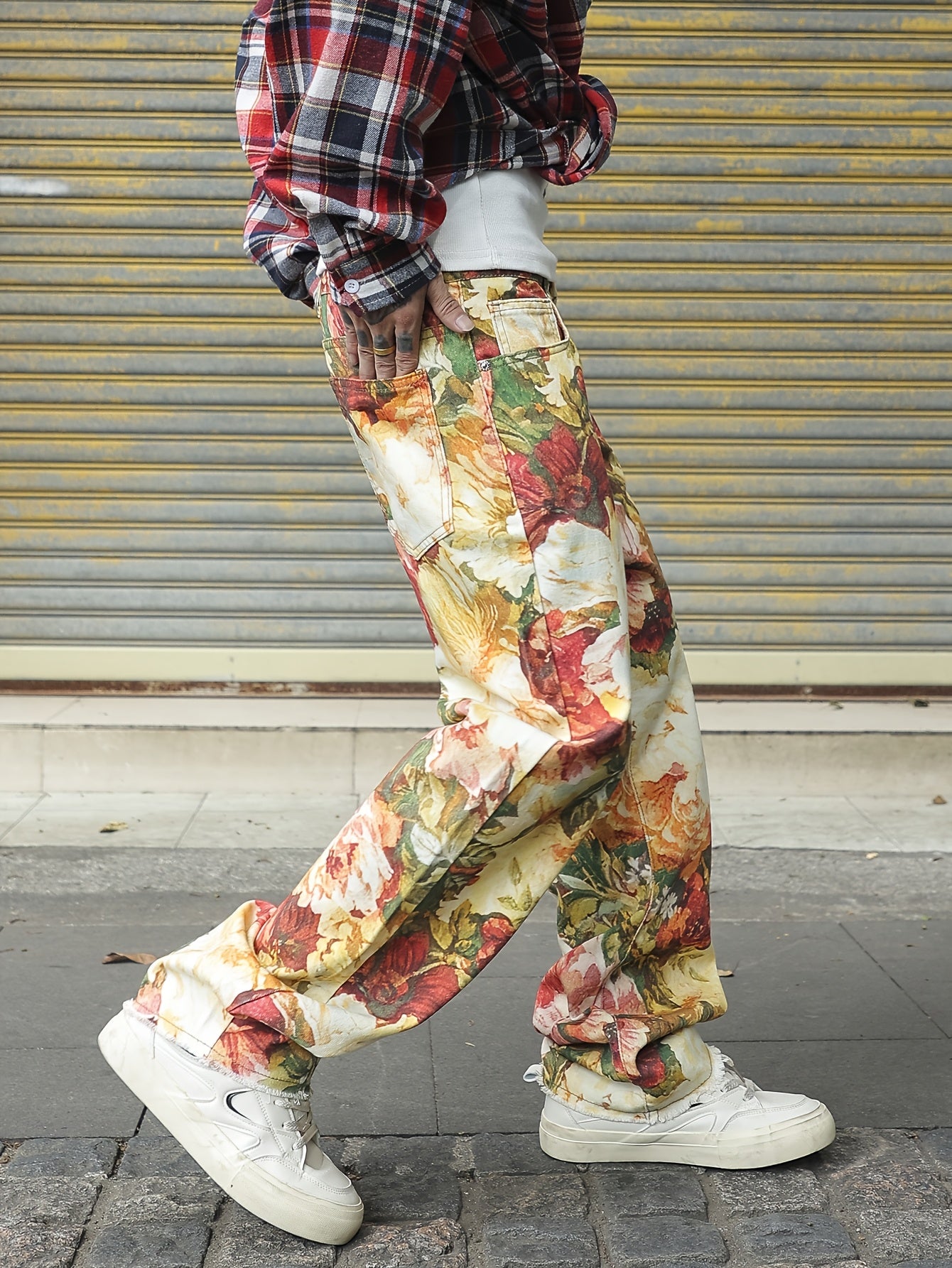 Floral Print Pants