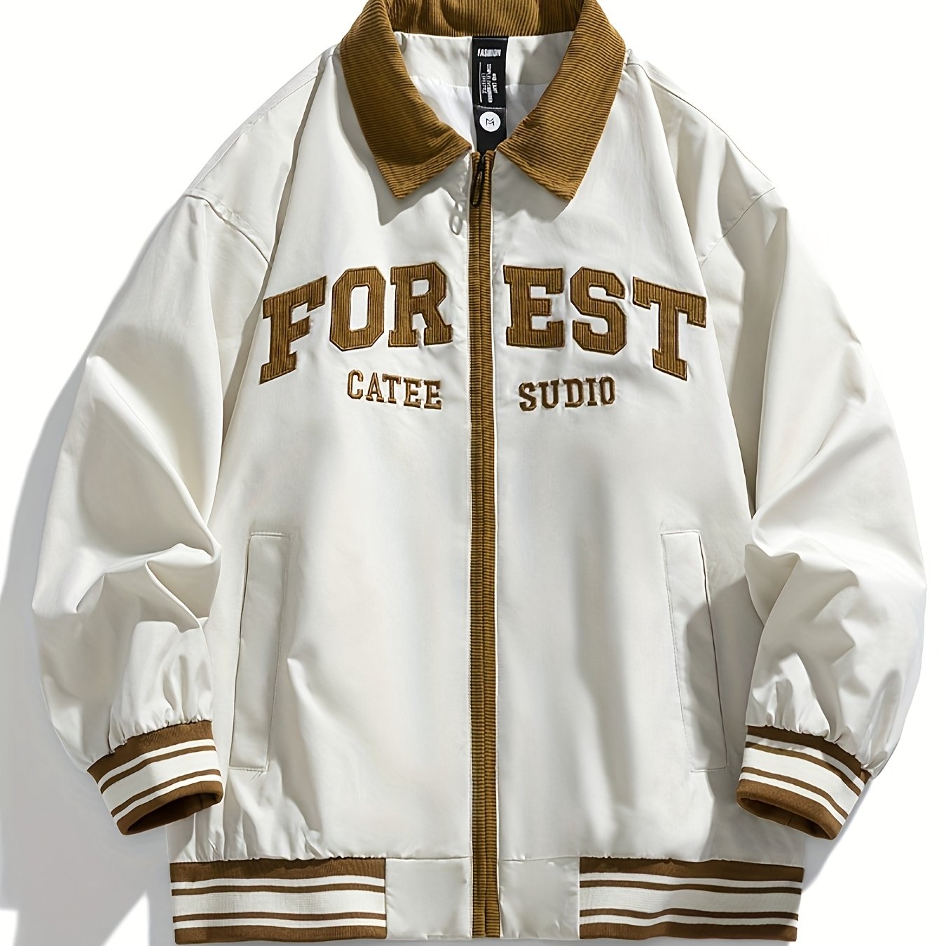 Embroidered Bomber Jacket