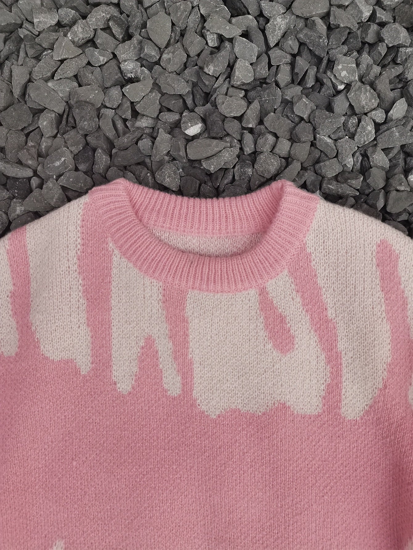 Zebra Print Pullover Sweater