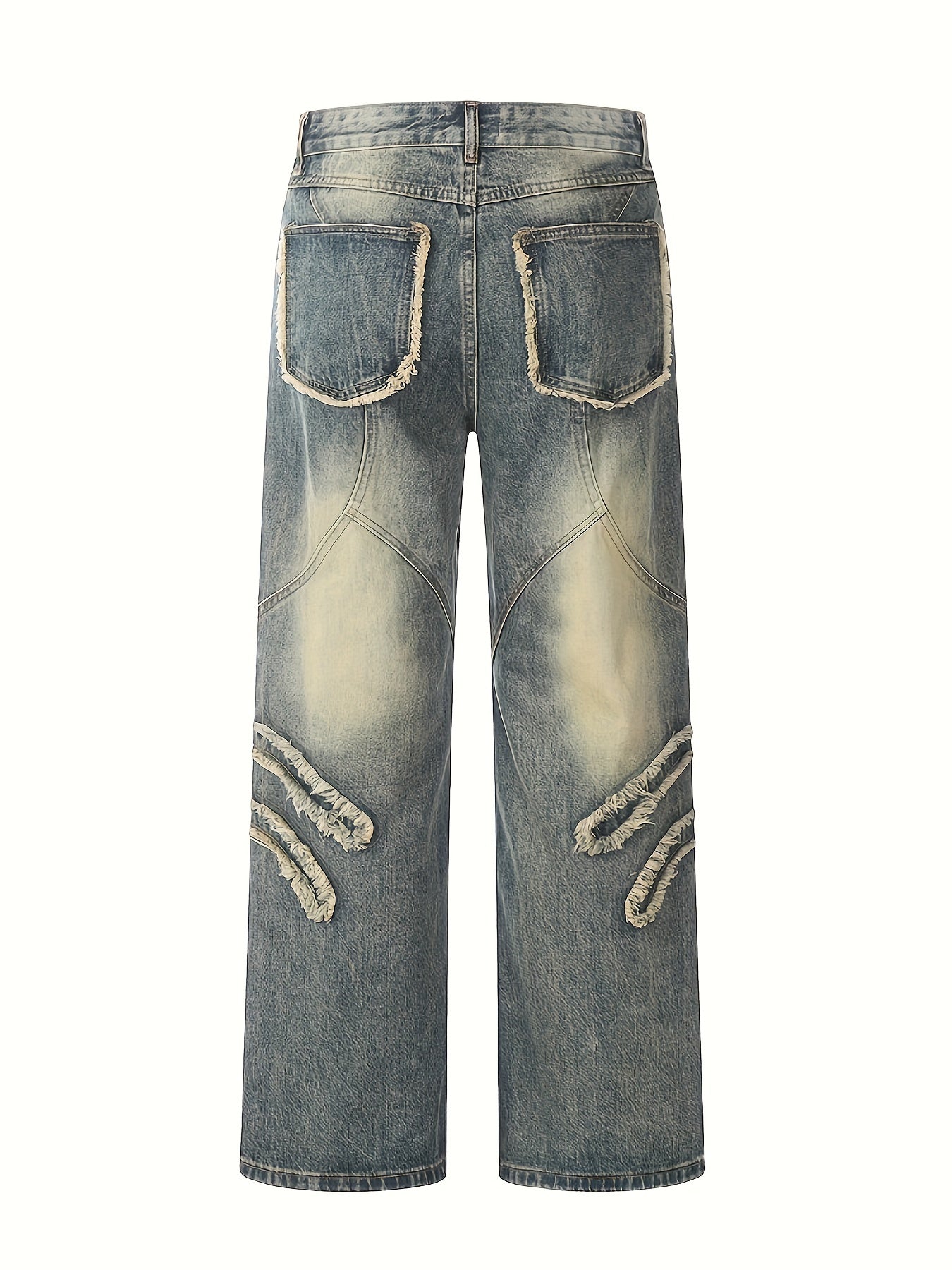 Vintage-Inspired Straight-Leg Jeans