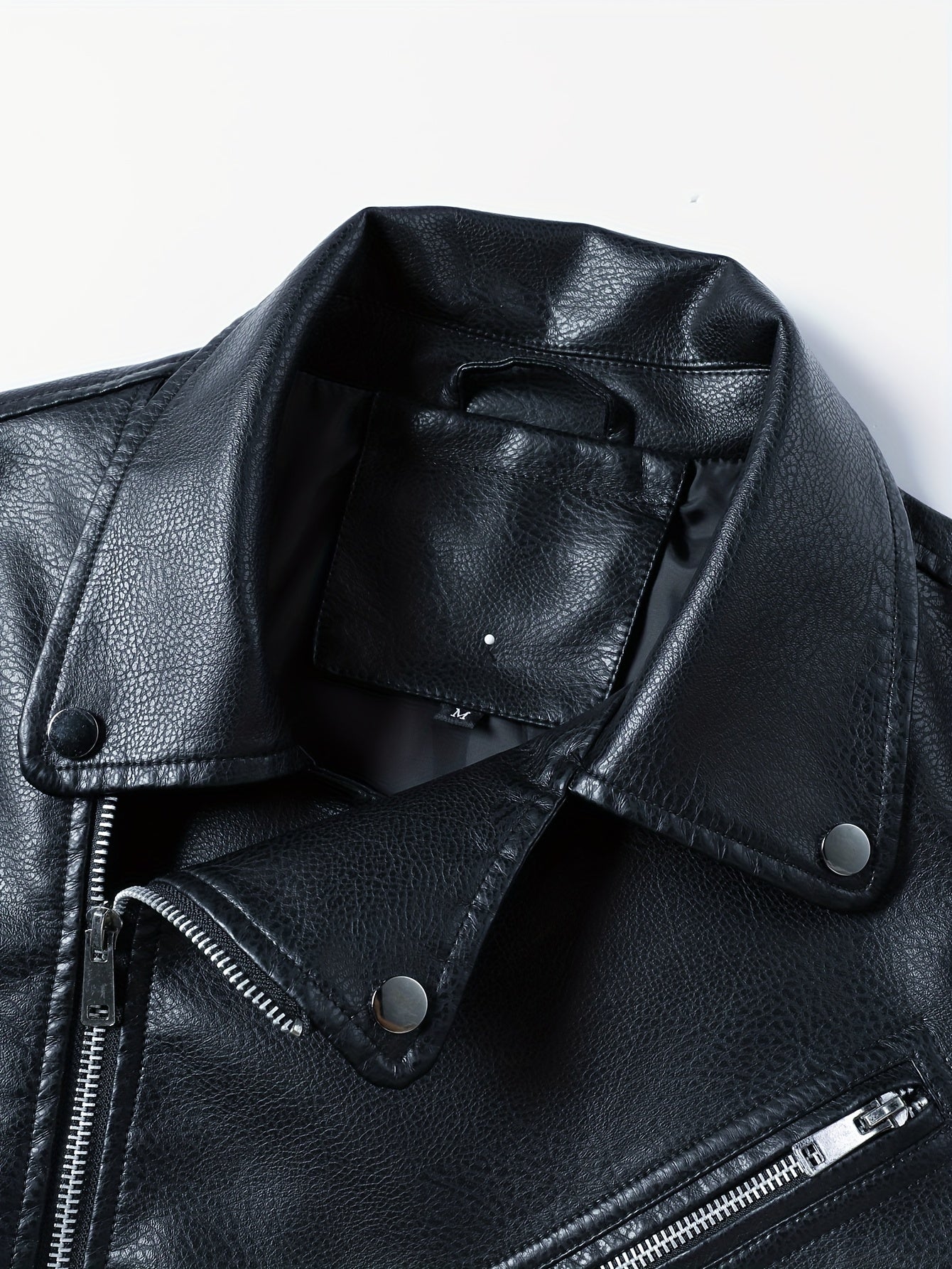 Men's Causal Vintage Style PU Leather Jacket