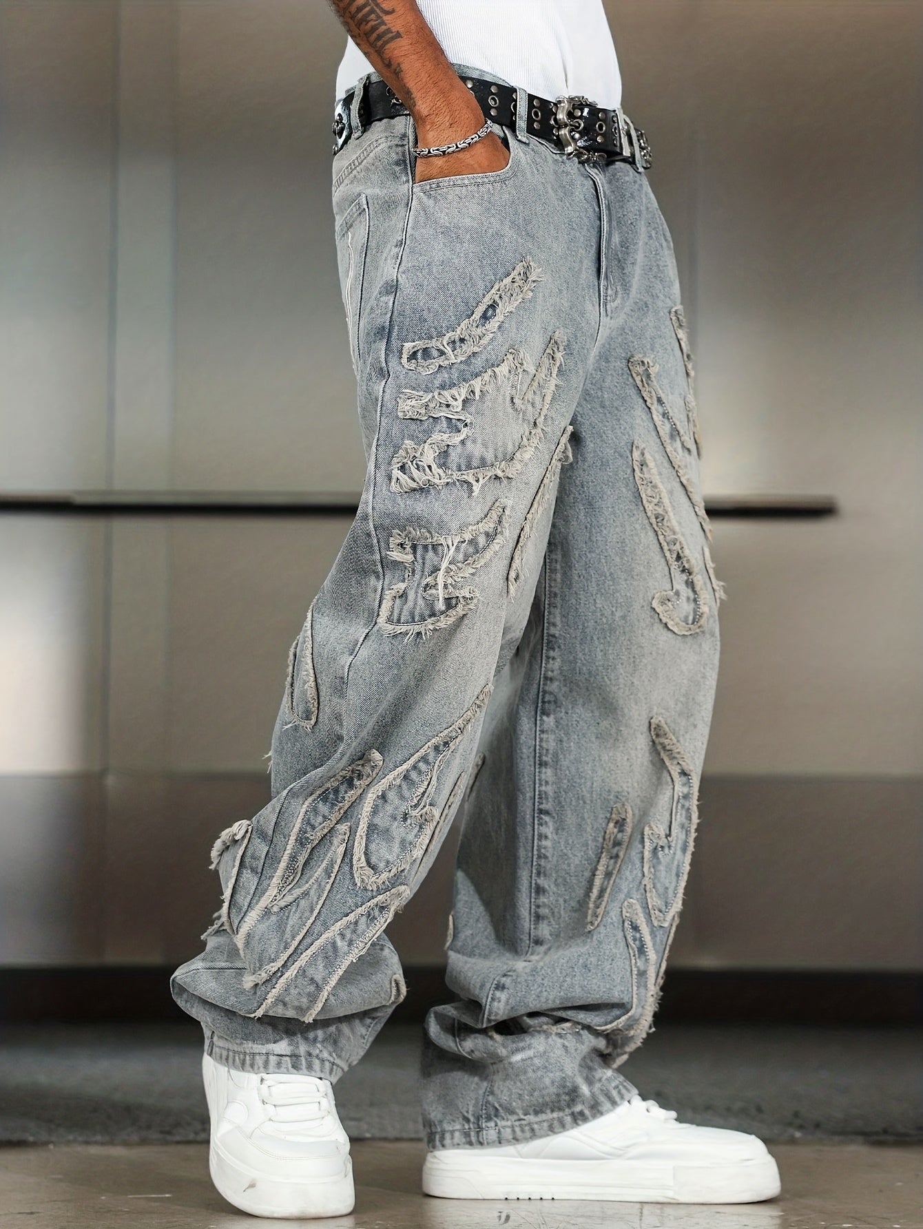 Retro Denim Pants