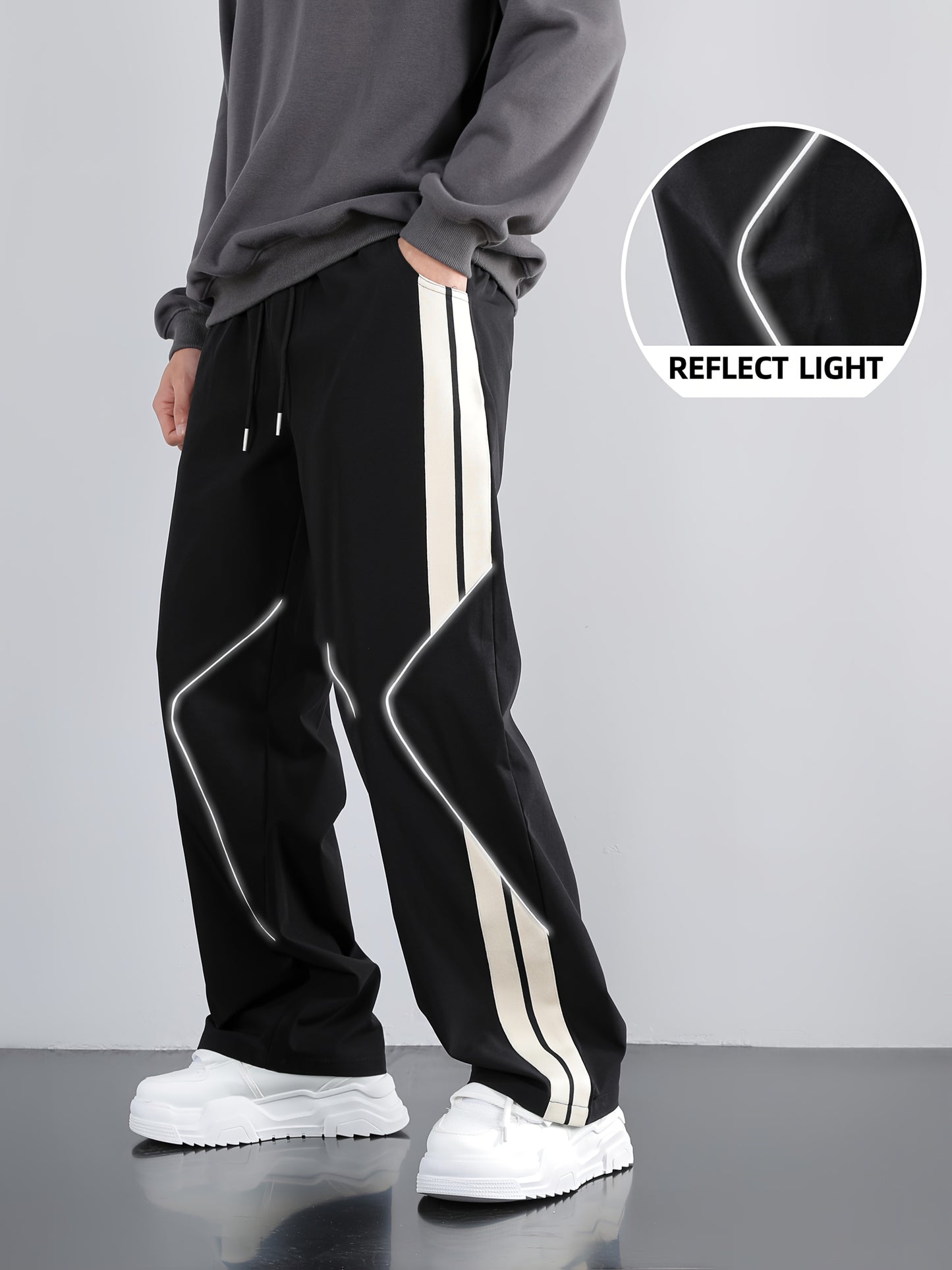 Casual Straight-Leg Joggers