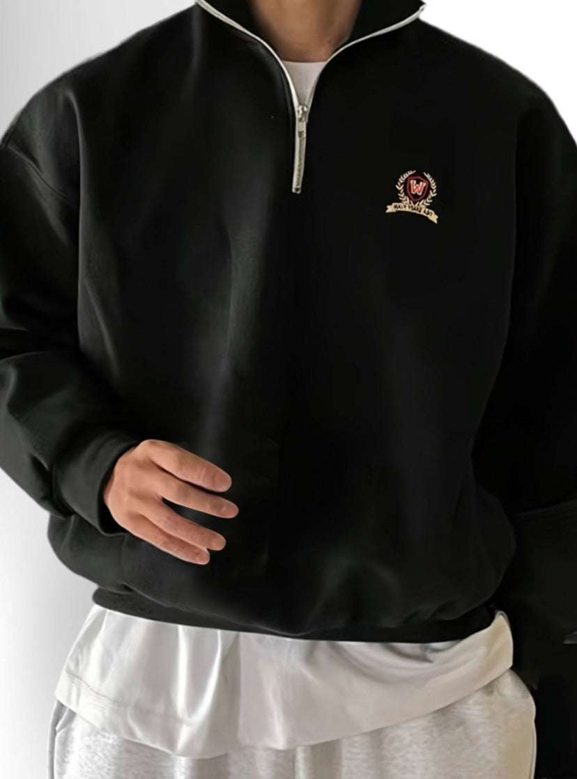 Men's Zip-Up Pullover Sweatshirt