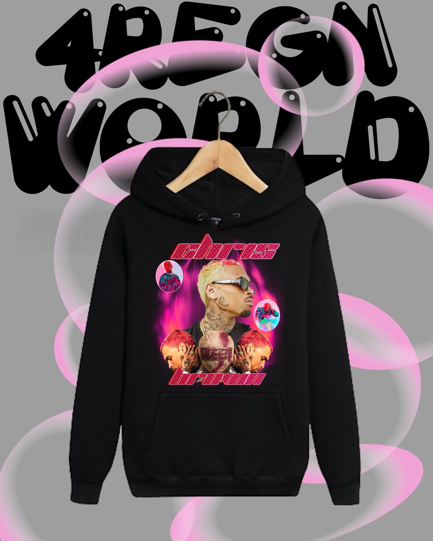 Graphic Hoodie Chris Brown