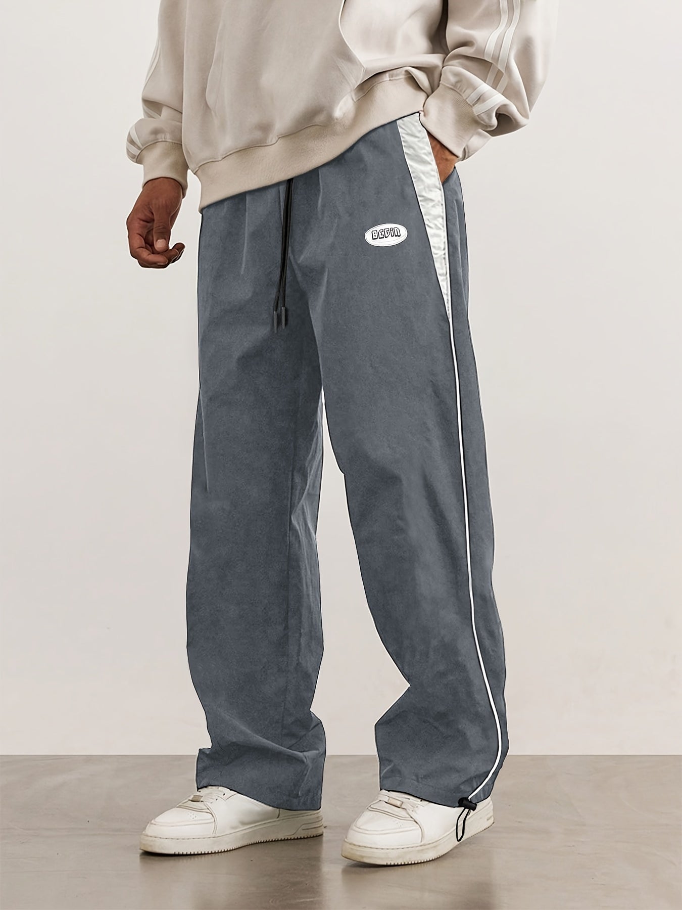 Men's Casual Loose Fit Drawstring Sweatpants