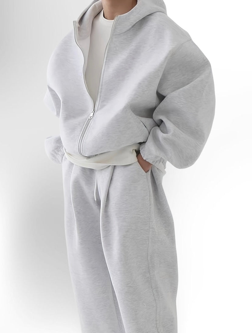 Men's Hooded Sweatshirt and Pants Set