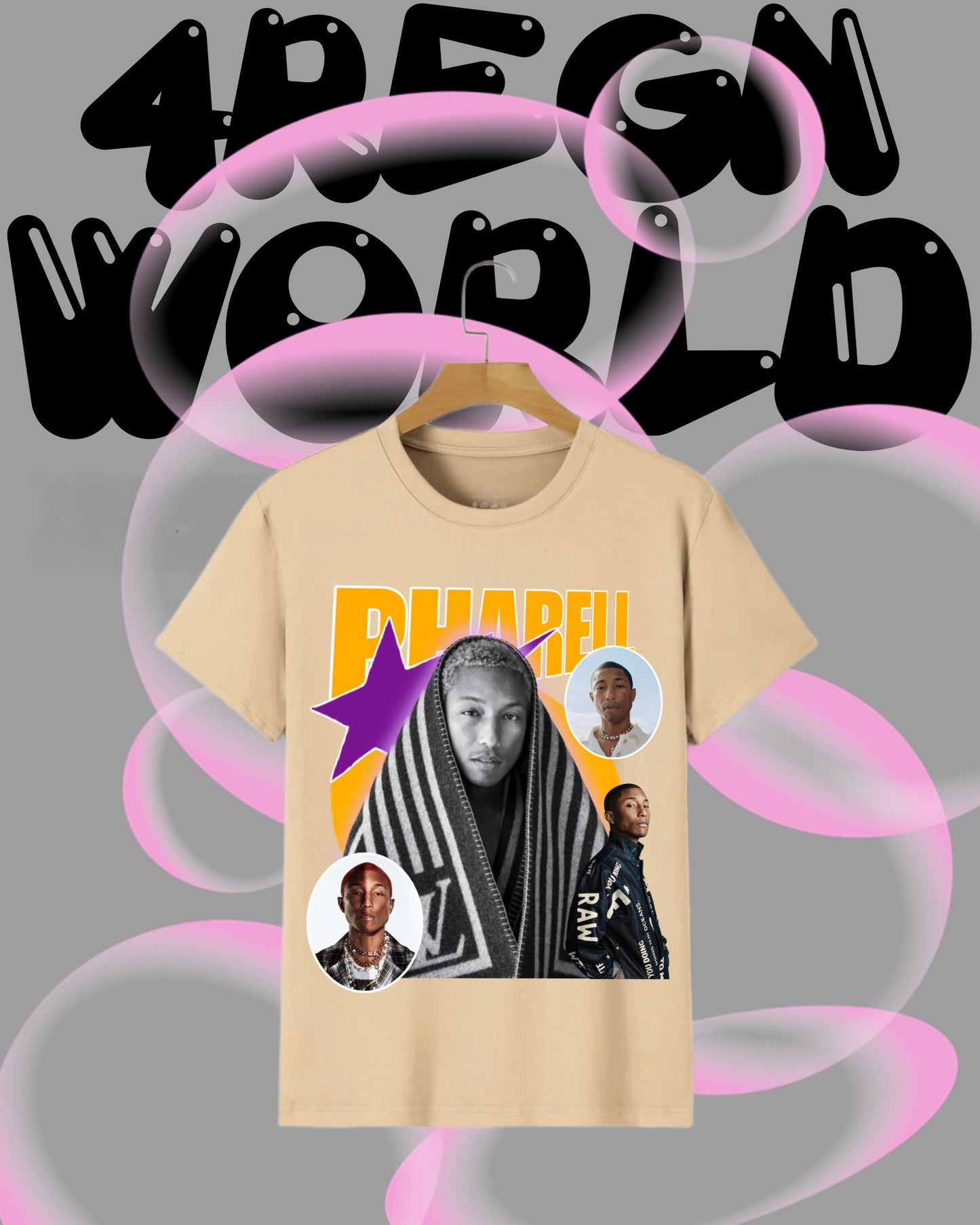 Graphic Tee New Edition Pharell
