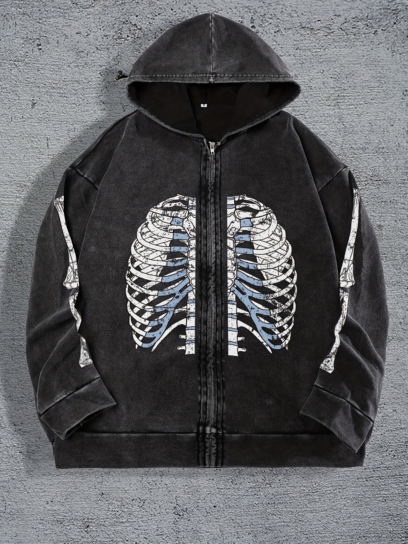 Skeleton Print Hoodie