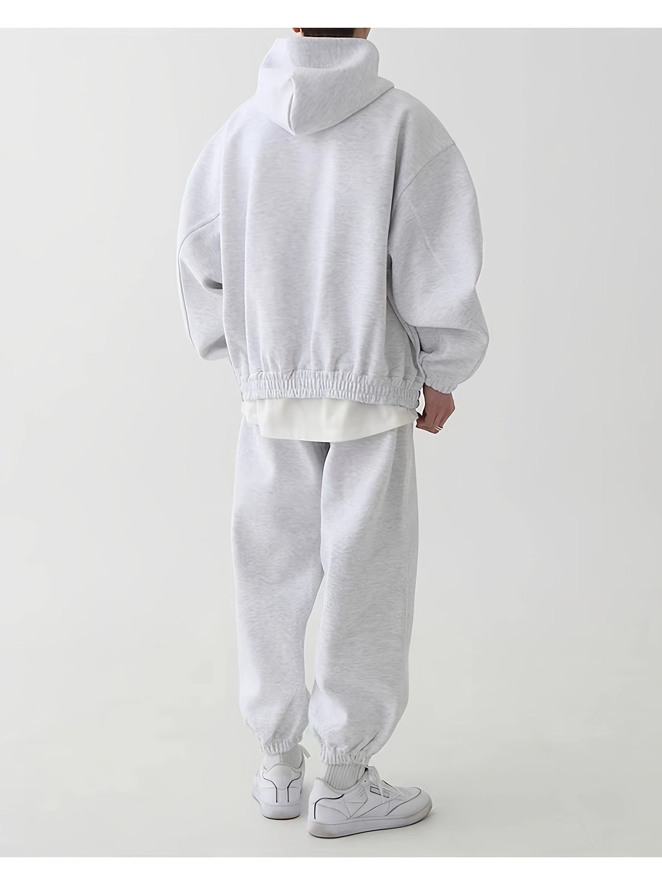 Men's Hooded Sweatshirt and Pants Set