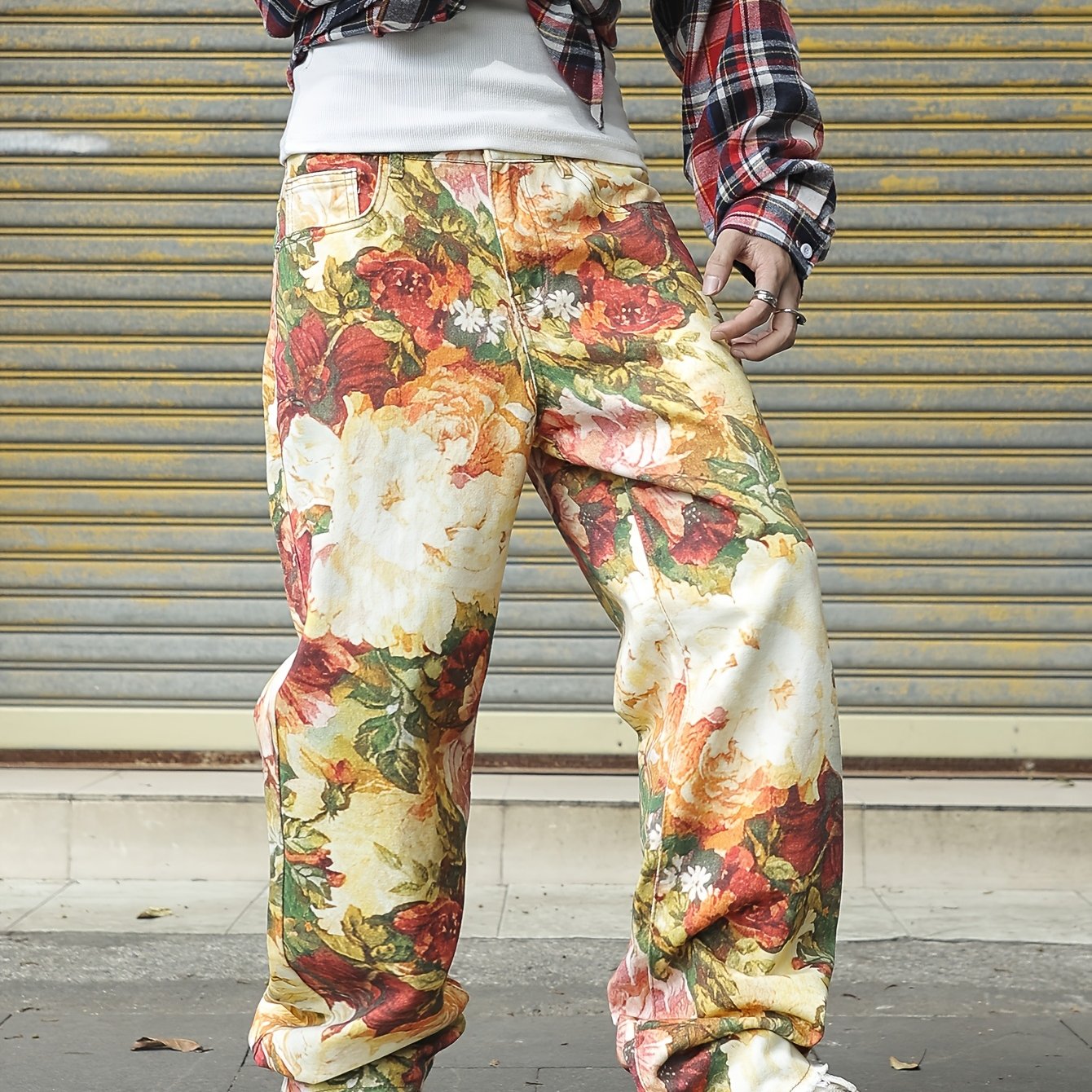 Floral Print Pants