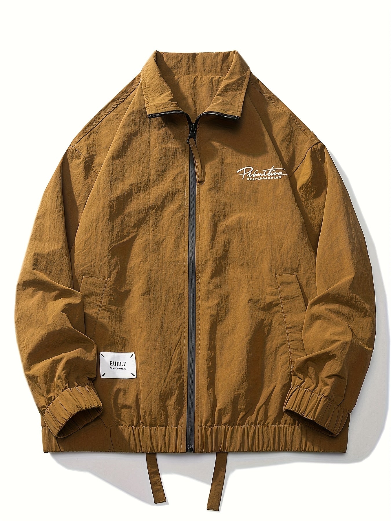 Men'S Vintage-Inspired Green Bomber Jacket