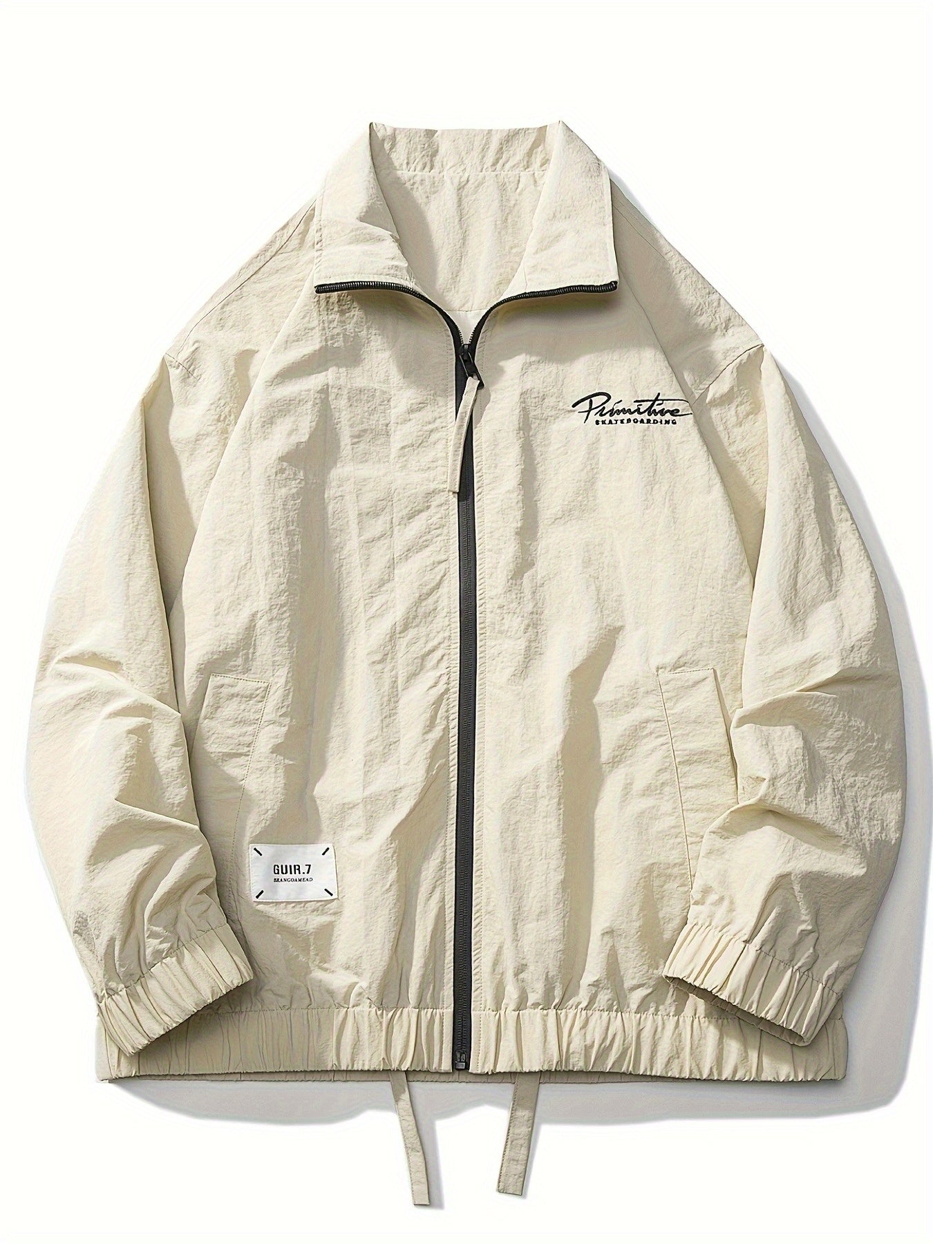 Men'S Vintage-Inspired Green Bomber Jacket