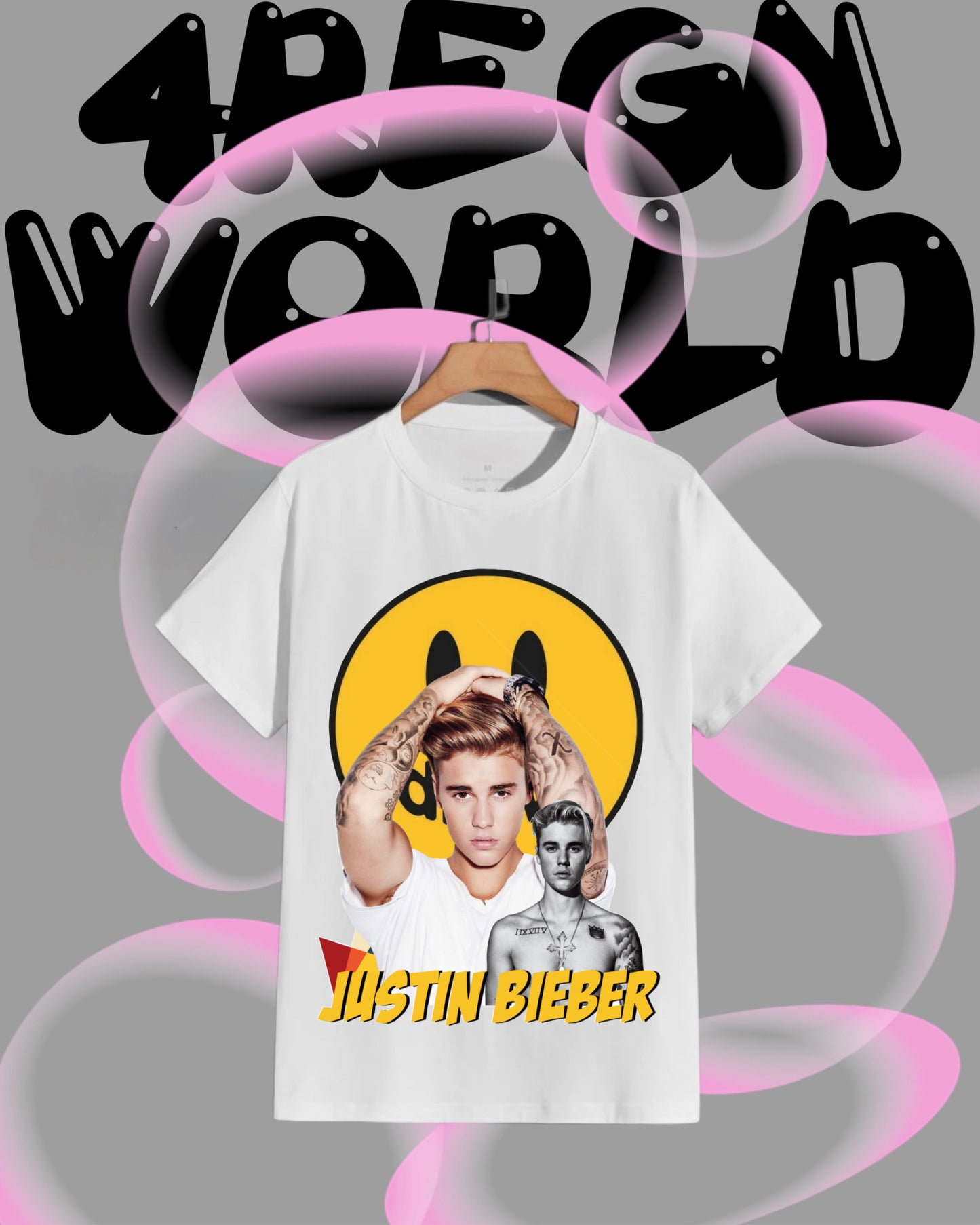 Graphic Tee New Edition Justin Bieber