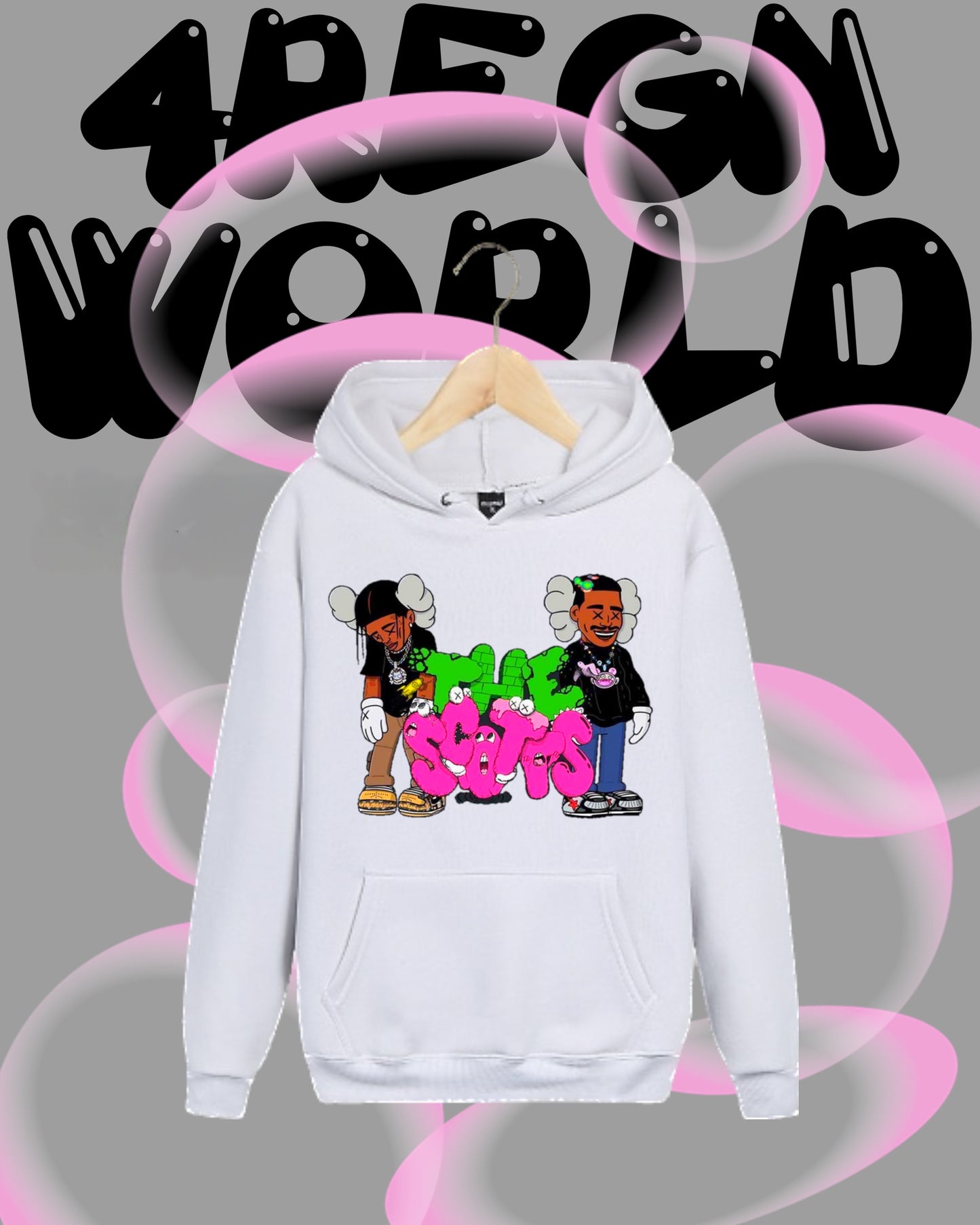 Graphic Hoodie The Scotts Travis Scott & Kid Cudi