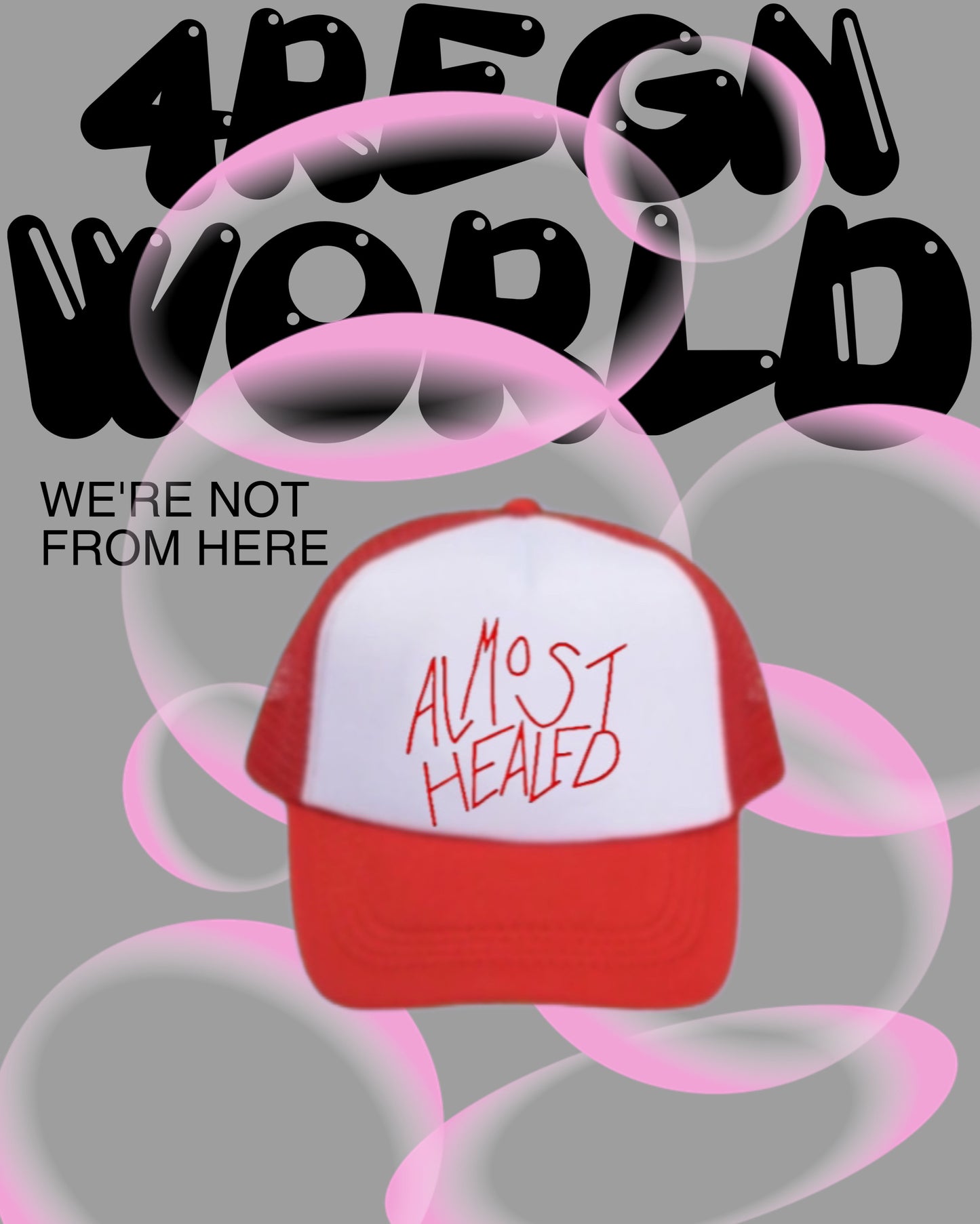 ALMOST HEALED Trucker Caps