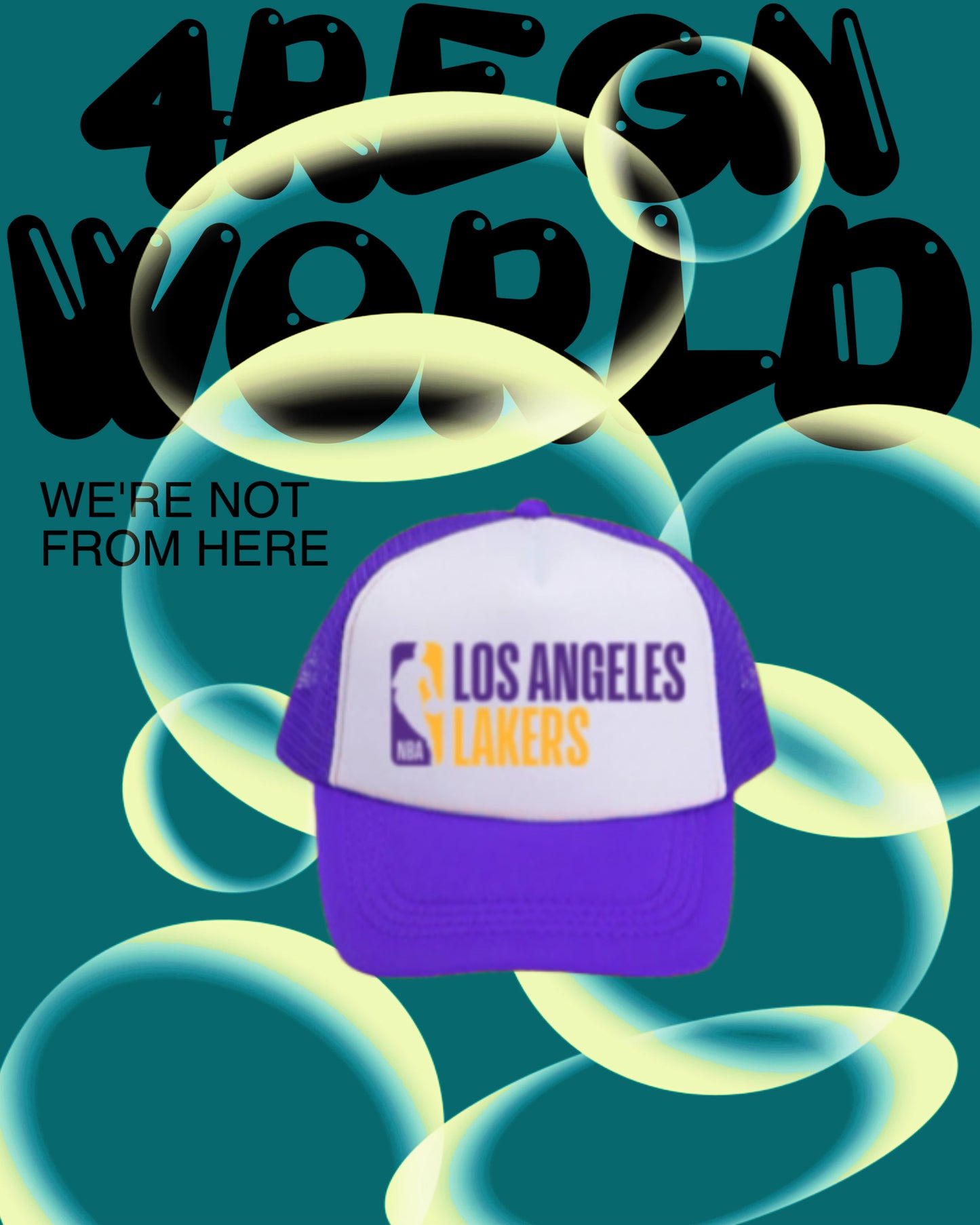 Lakers Trucker Cap