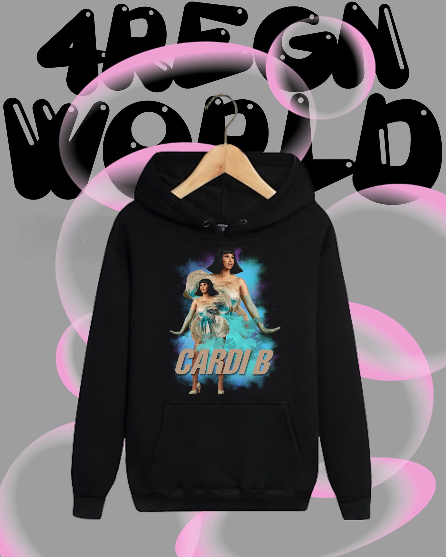 Graphic Hoodie Cardi B