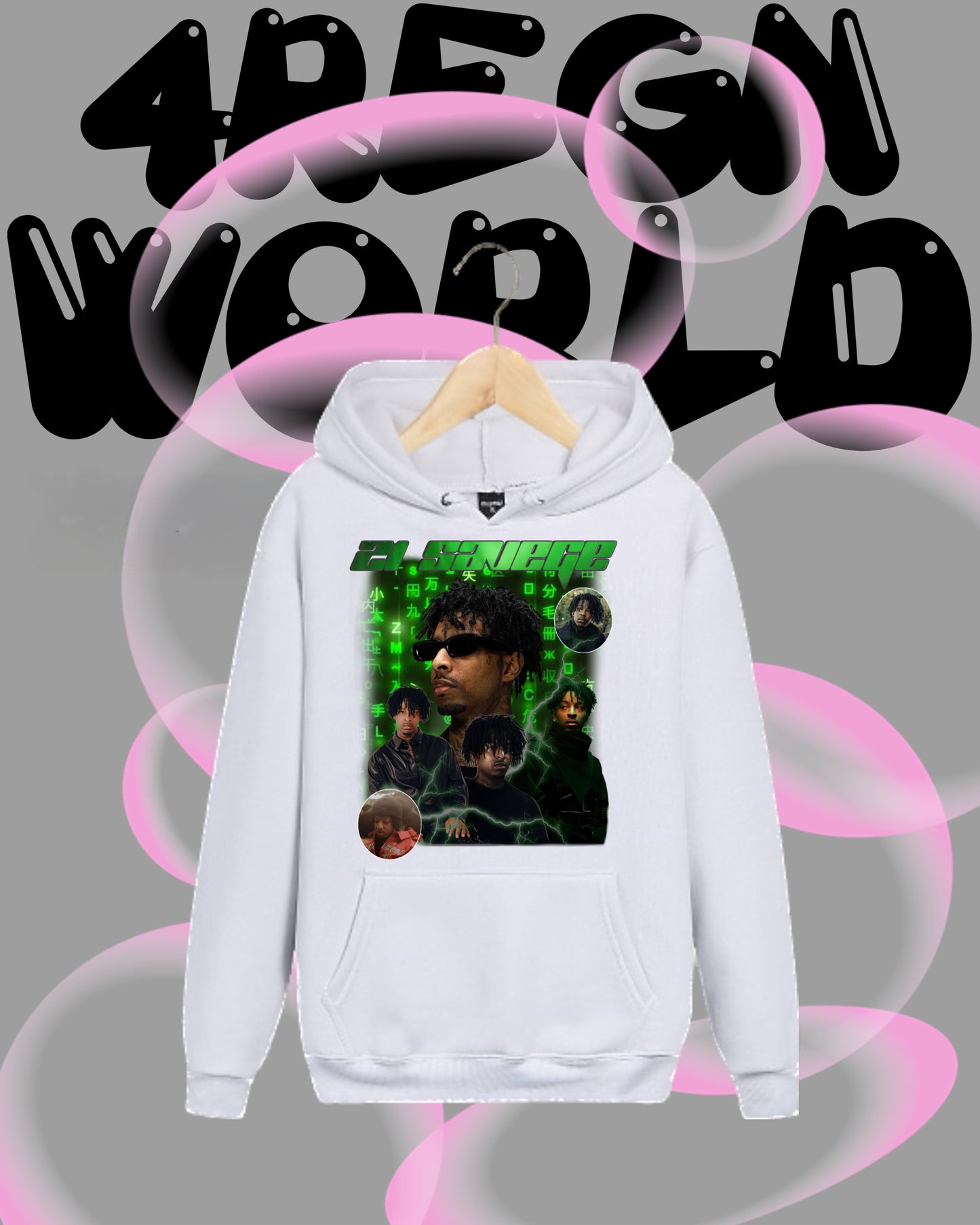 Graphic Hoodie 21 Savage