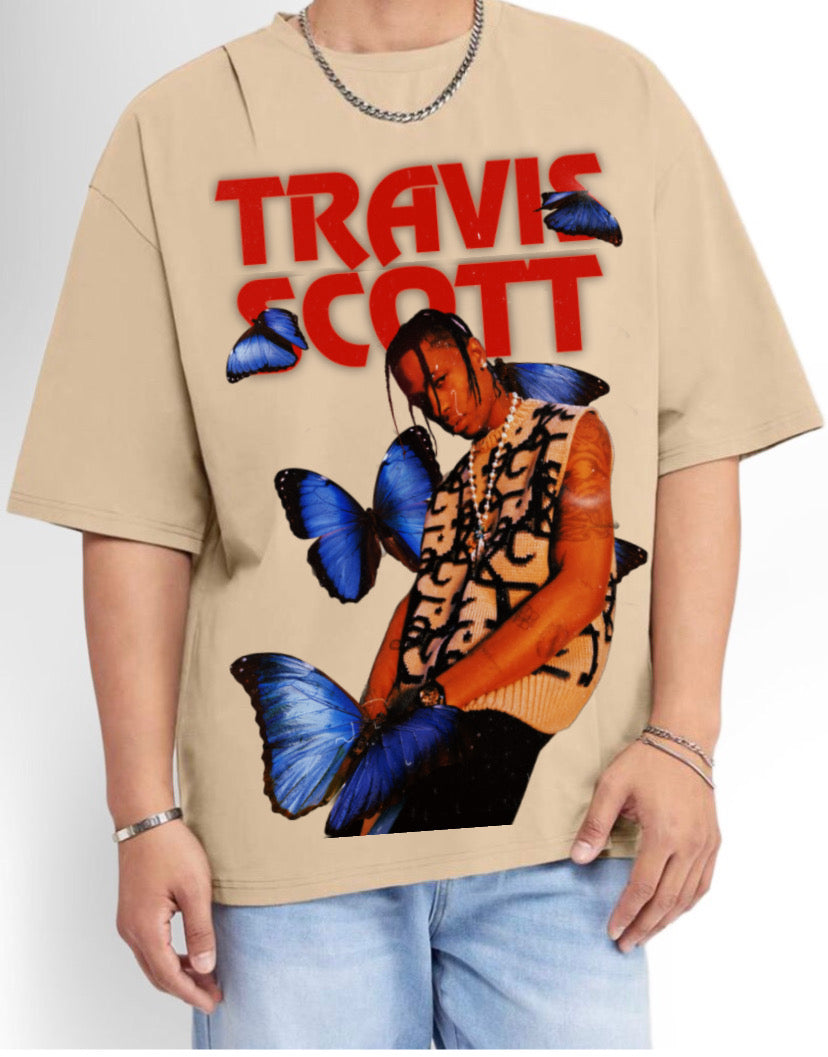 TRAVIS SCOTT BUTTERFLY OVERSIZED TEE