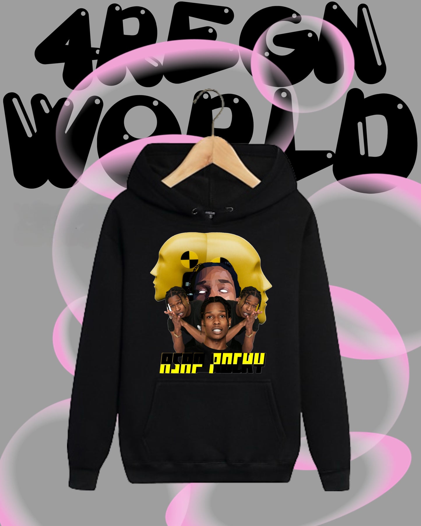 Graphic Hoodie Asap Rocky