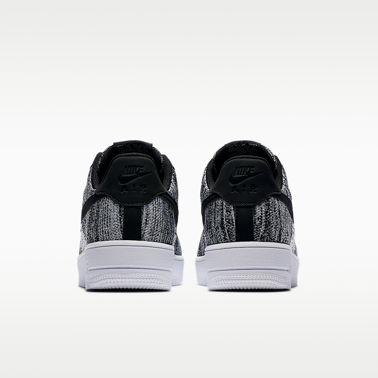 Nike Air Force 1 Flyknit 2.0 Shoes Black/White