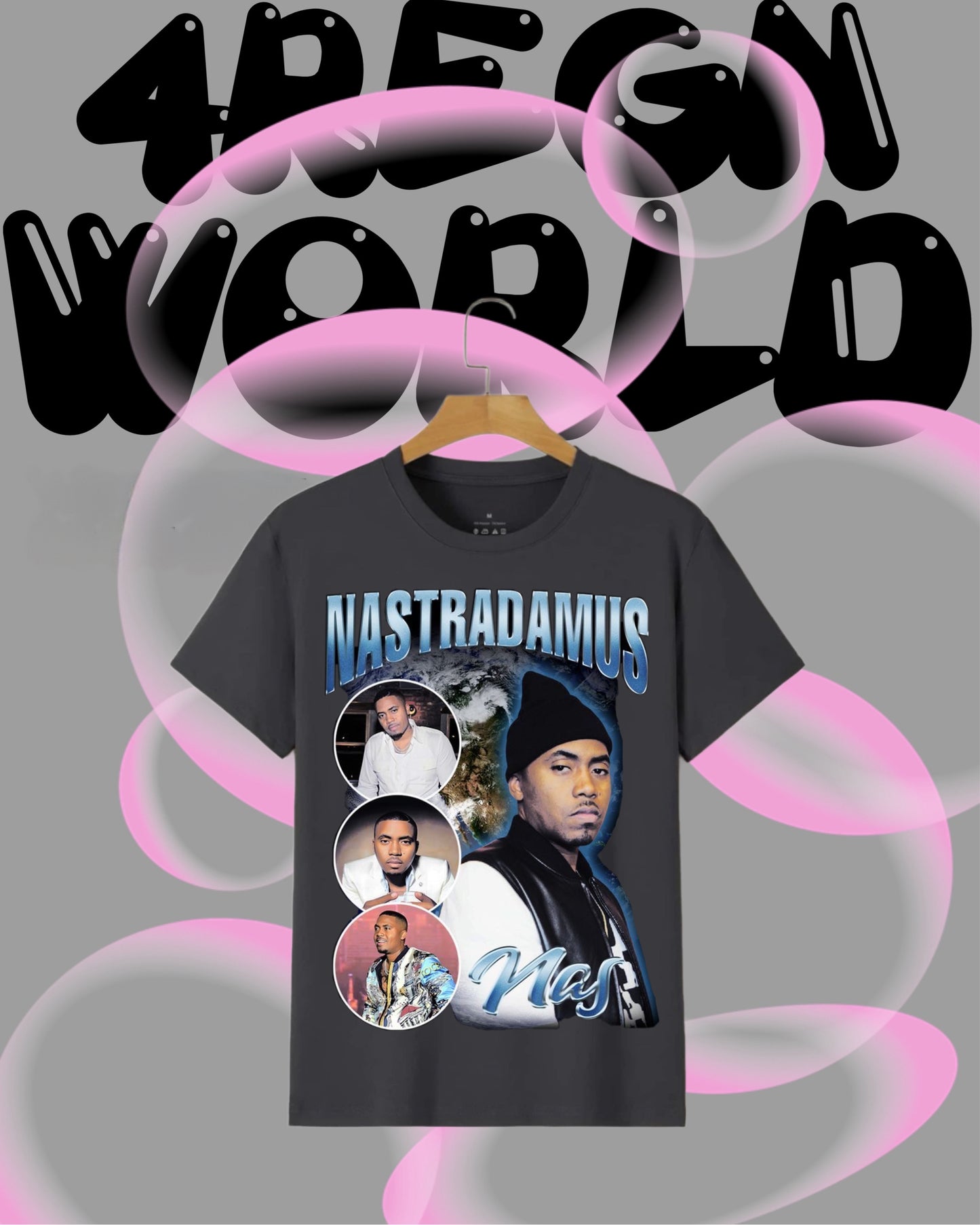 Graphic Tee New Edition Nas