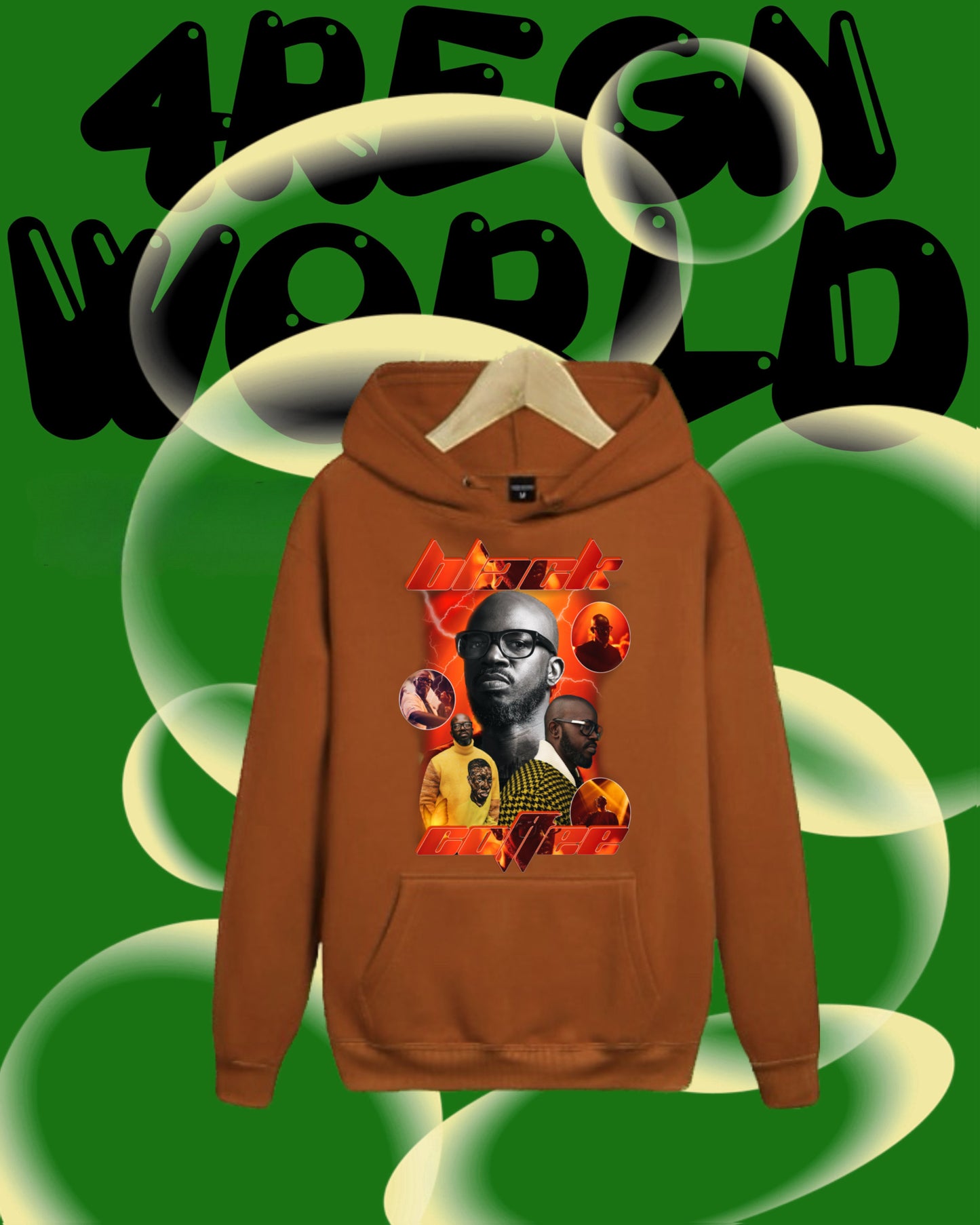 Graphic Hoodie Black Coffee
