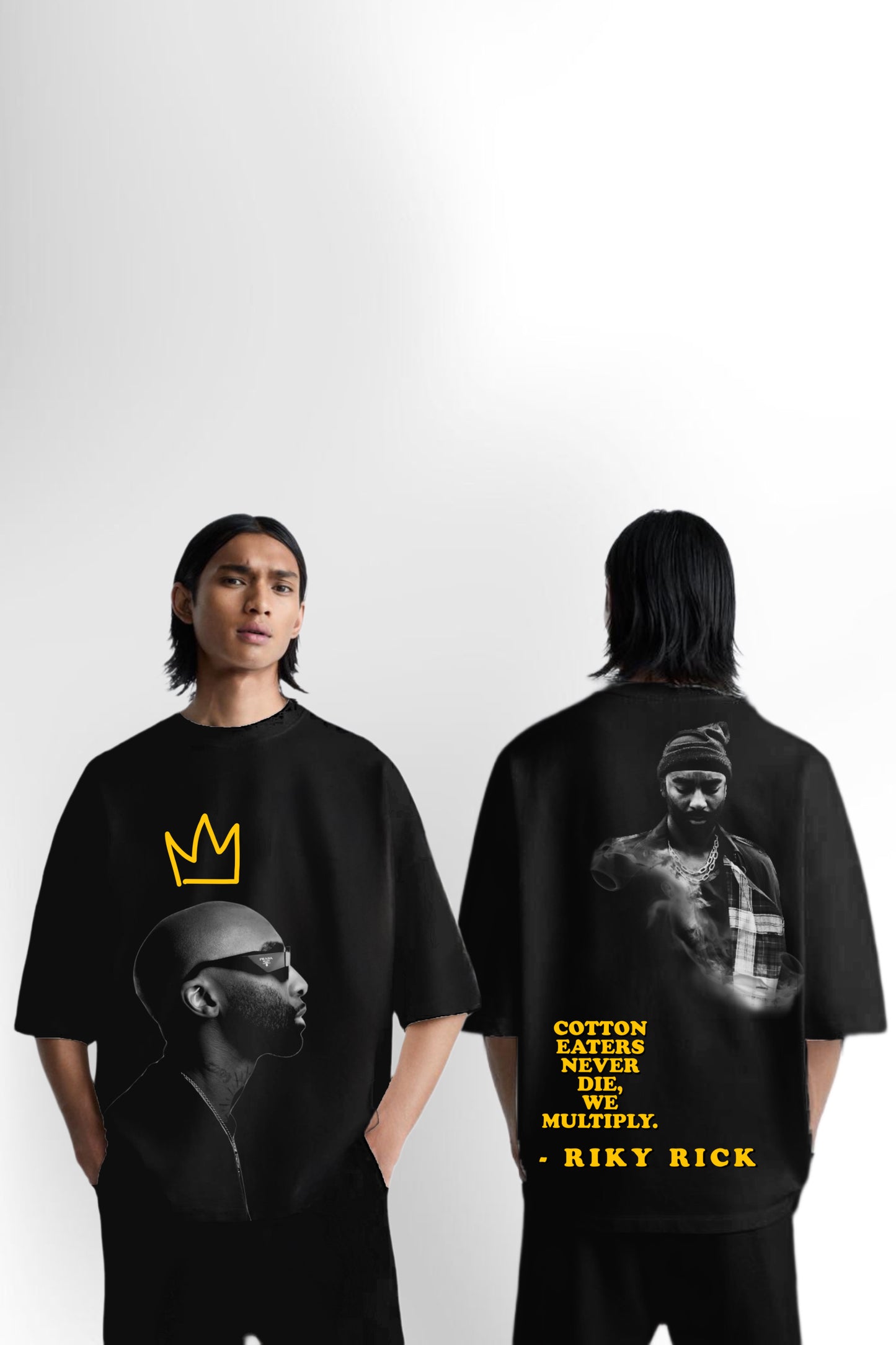 Riky Rick Cotton Eaters oversized tee