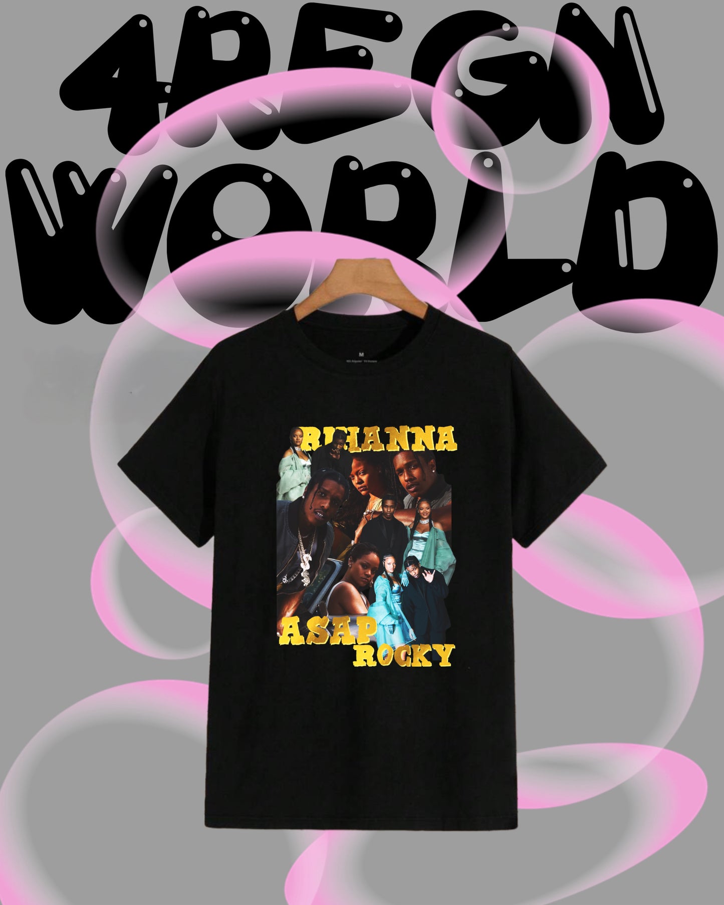 Graphic Tee Rihanna & Asap Rocky