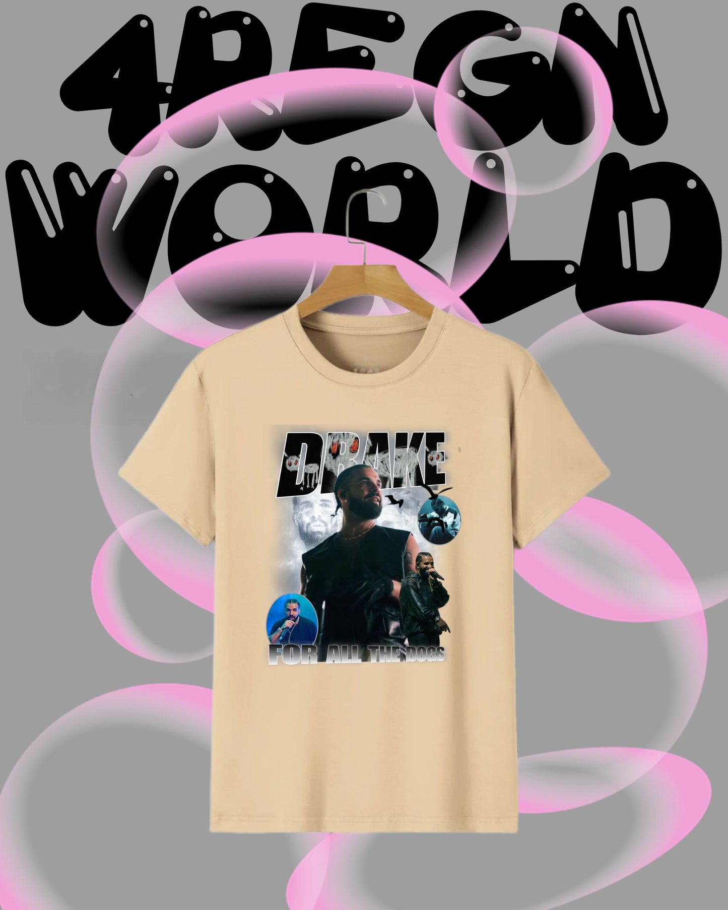 Graphic Tee Drake For All The Dogs