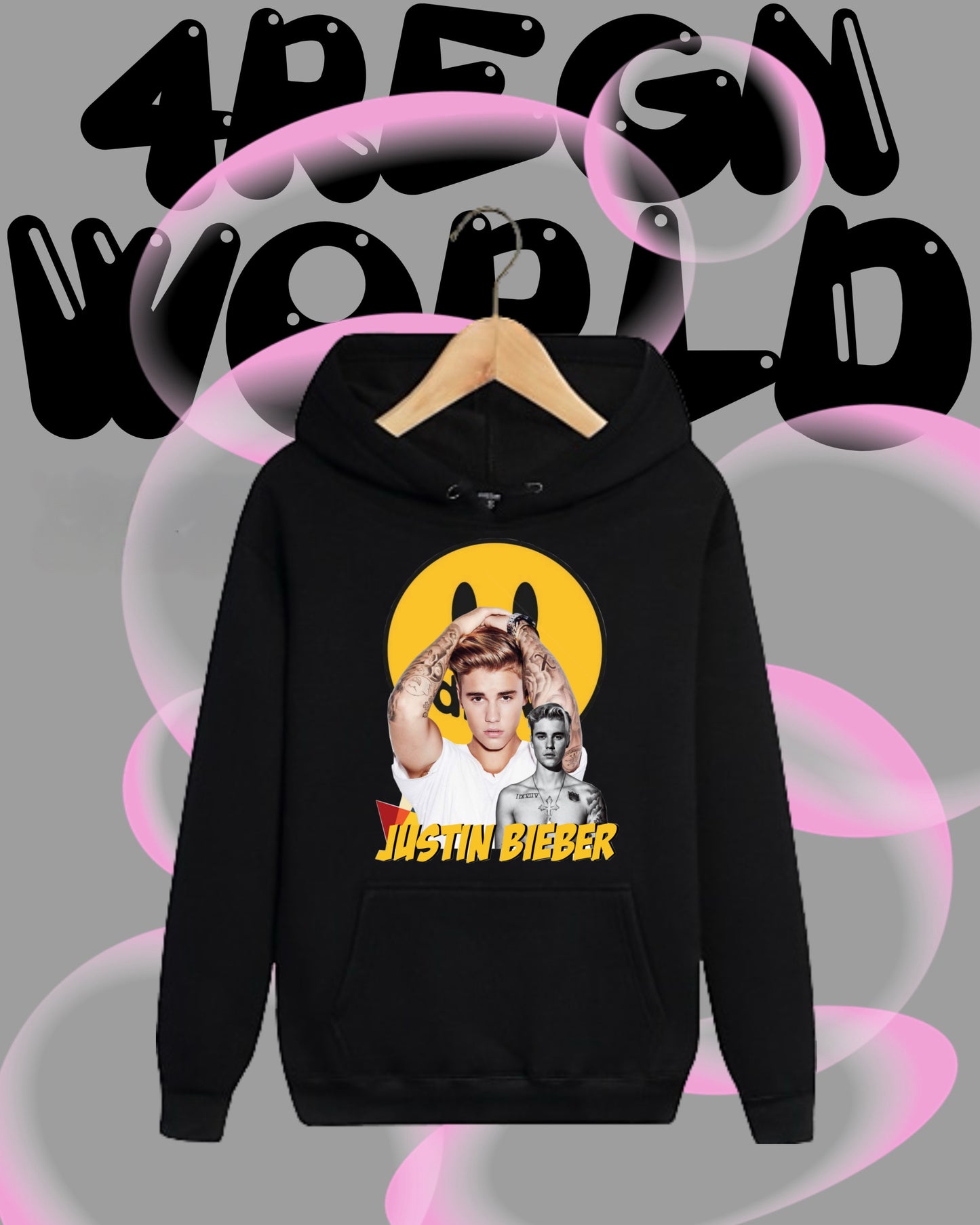 Graphic Hoodie Justin Bieber
